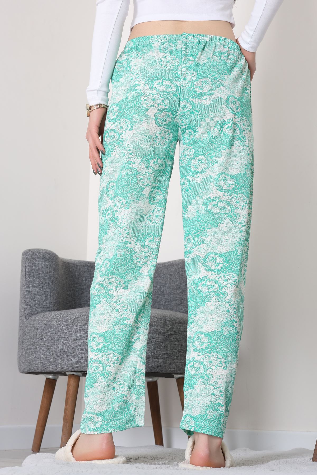 Süprem Pijama Altı Yeşil - 55008.1567.