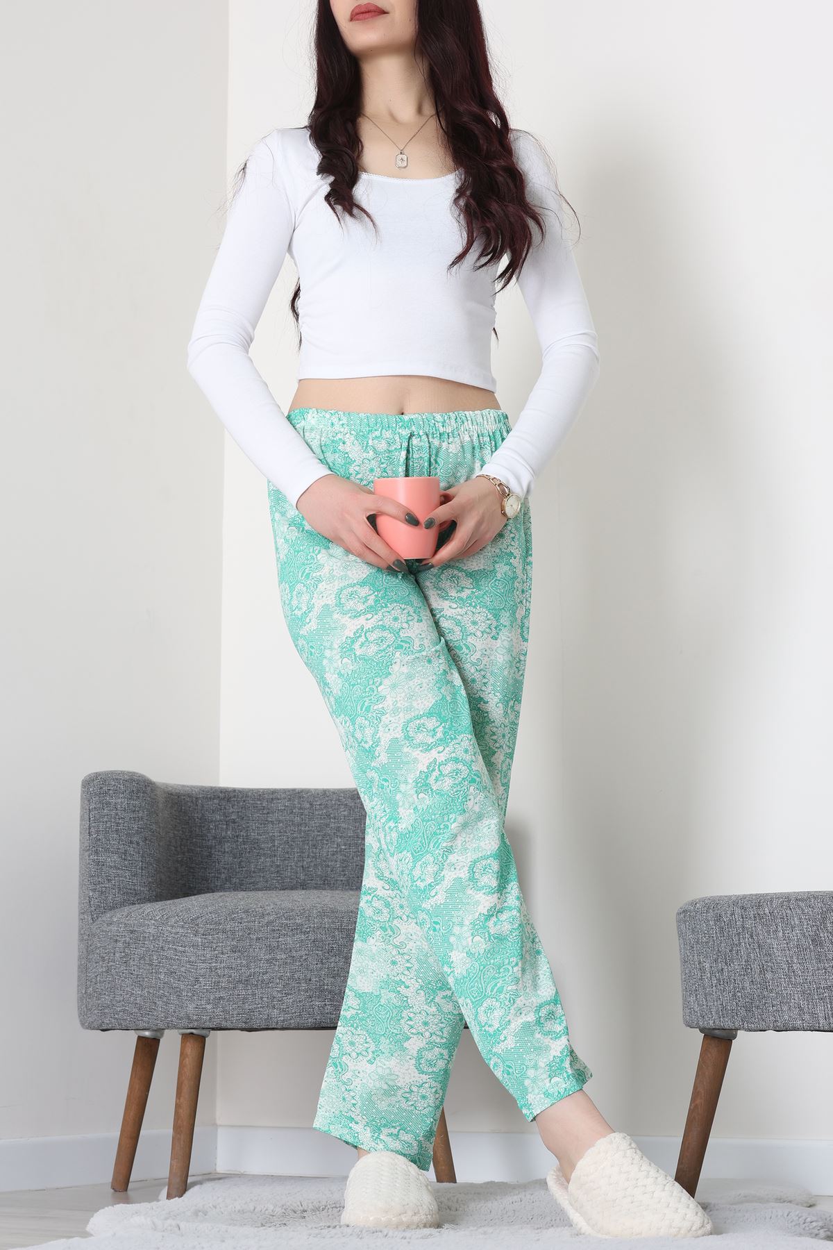 Süprem Pijama Altı Yeşil - 55008.1567.