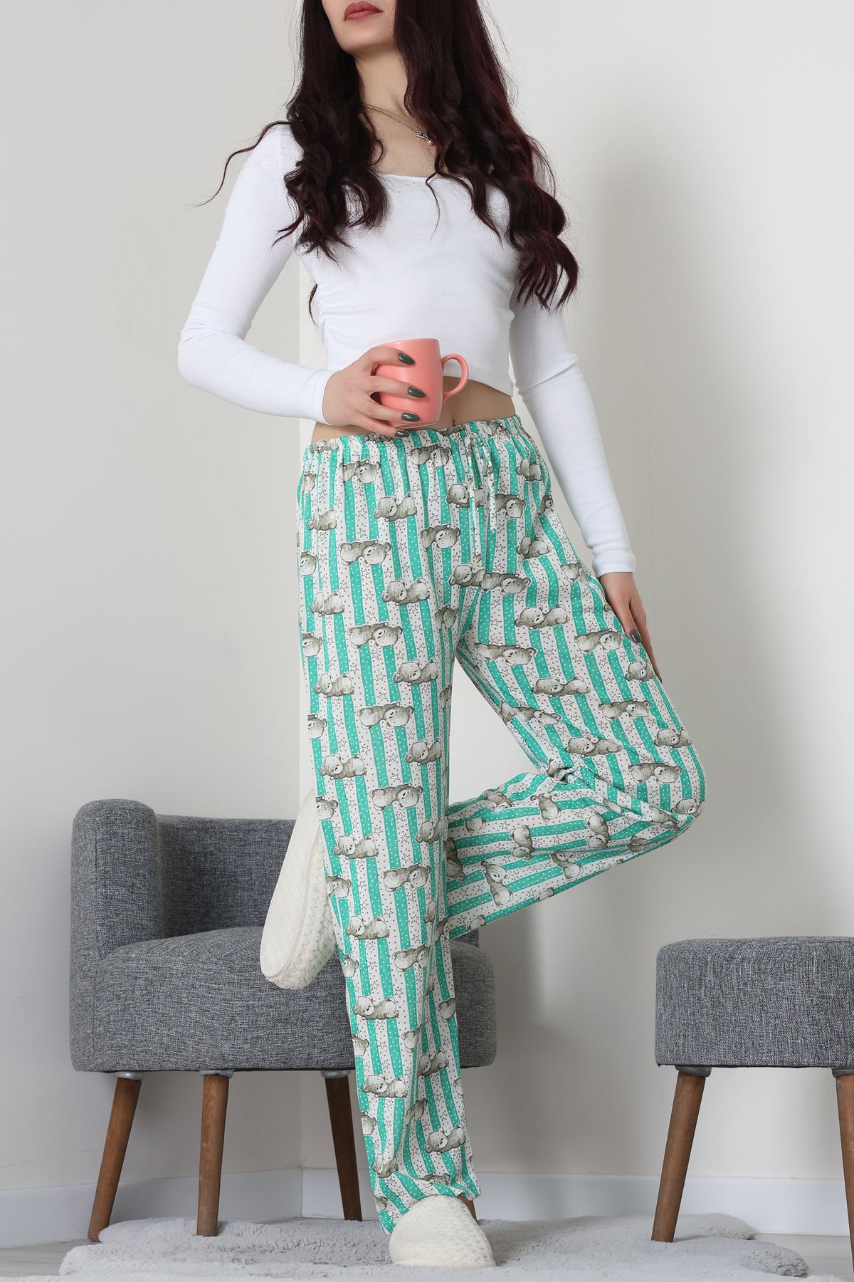 Süprem Pijama Altı Mint - 55008.1567.