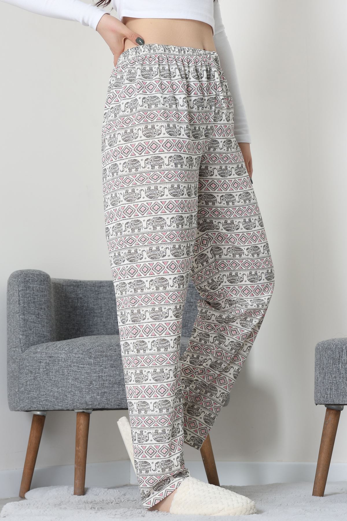 Süprem Pijama Altı Siyahbeyaz - 55008.1567.