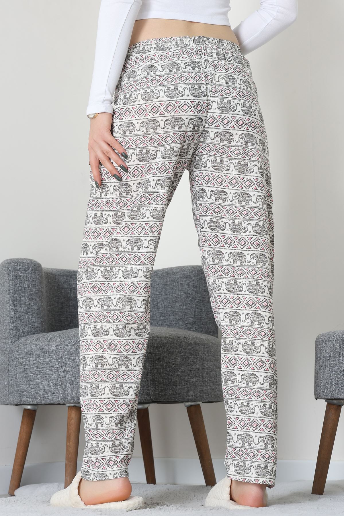 Süprem Pijama Altı Siyahbeyaz - 55008.1567.