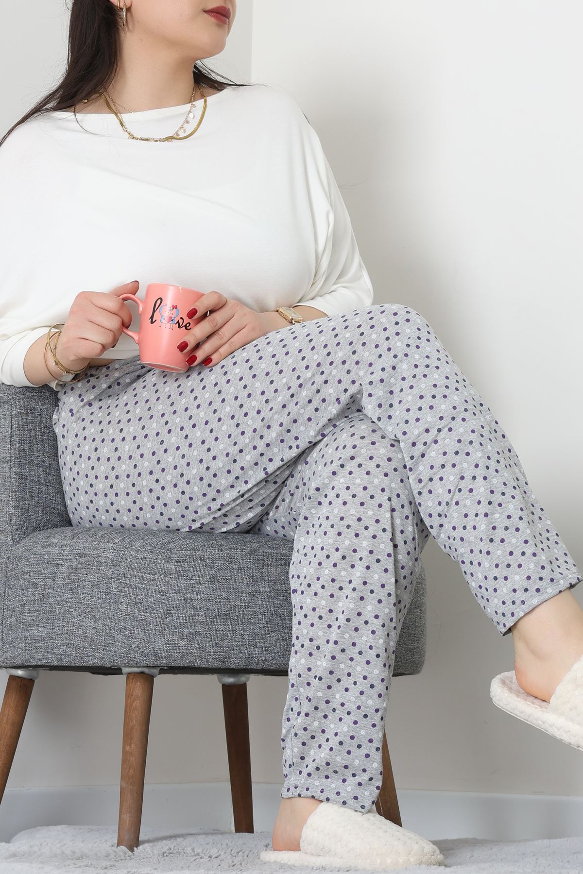 Büyük Beden Süprem Pijama Altı Grimor - 55011.1567.