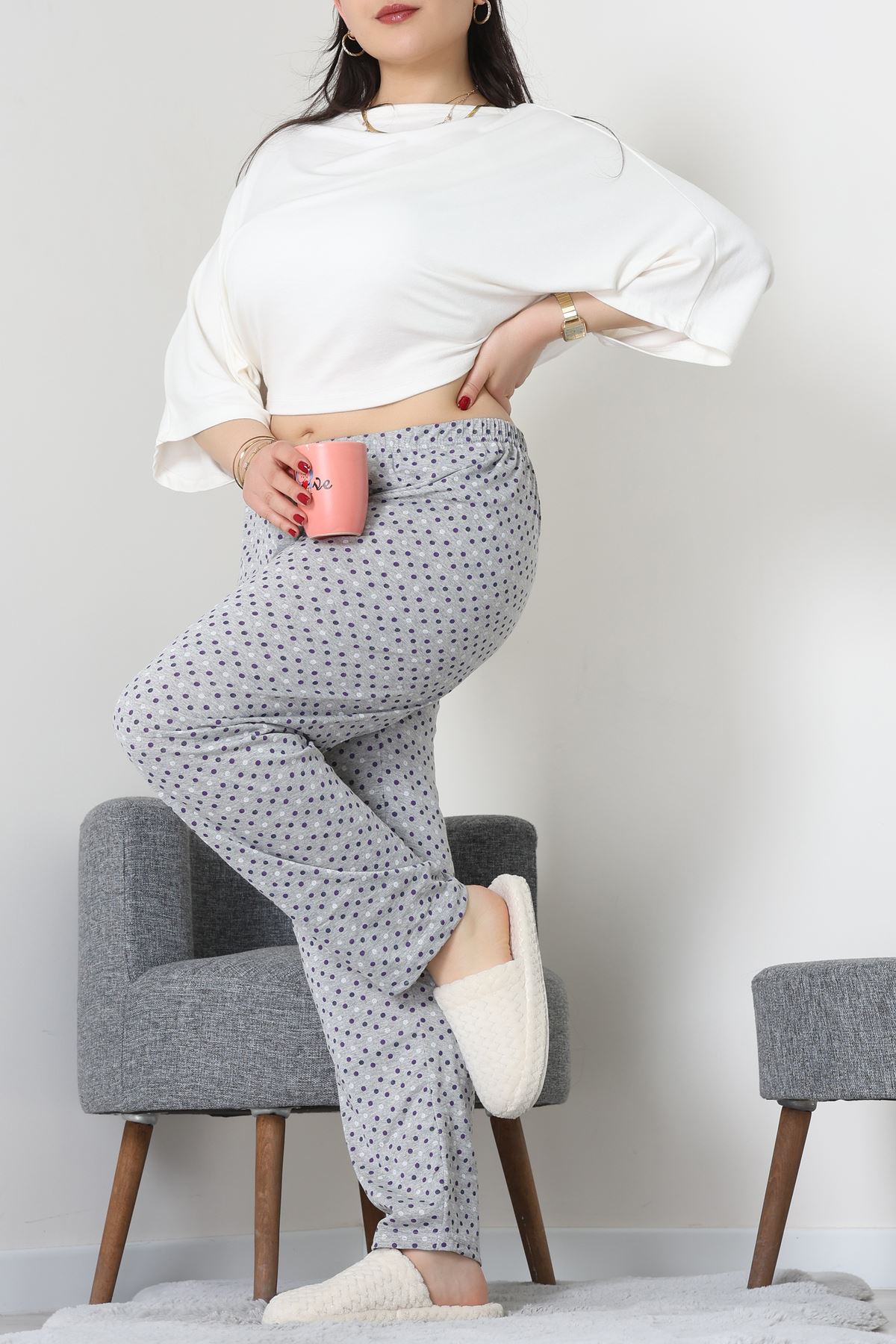 Büyük Beden Süprem Pijama Altı Grimor - 55011.1567.