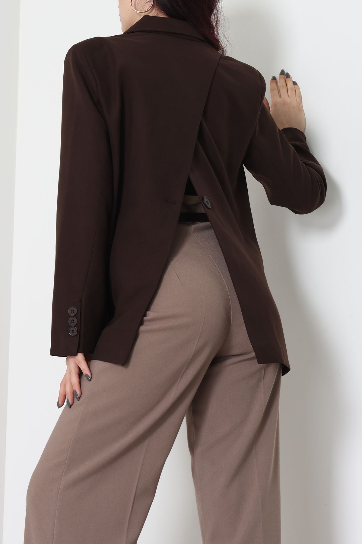 Blazer Ceket Kahve - 51245.1347.