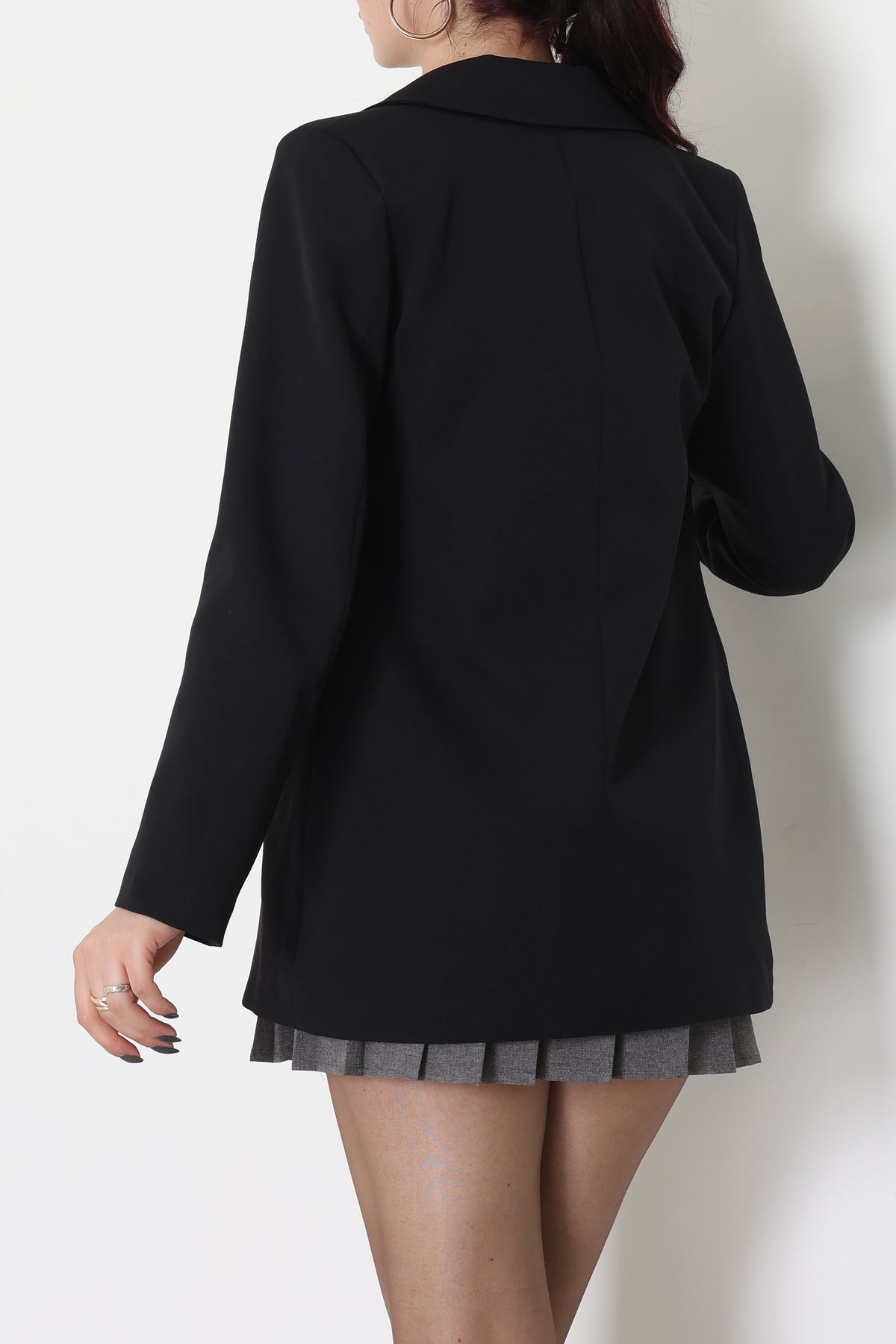 Astarlı Blazer Ceket Siyah - 31816.1991.