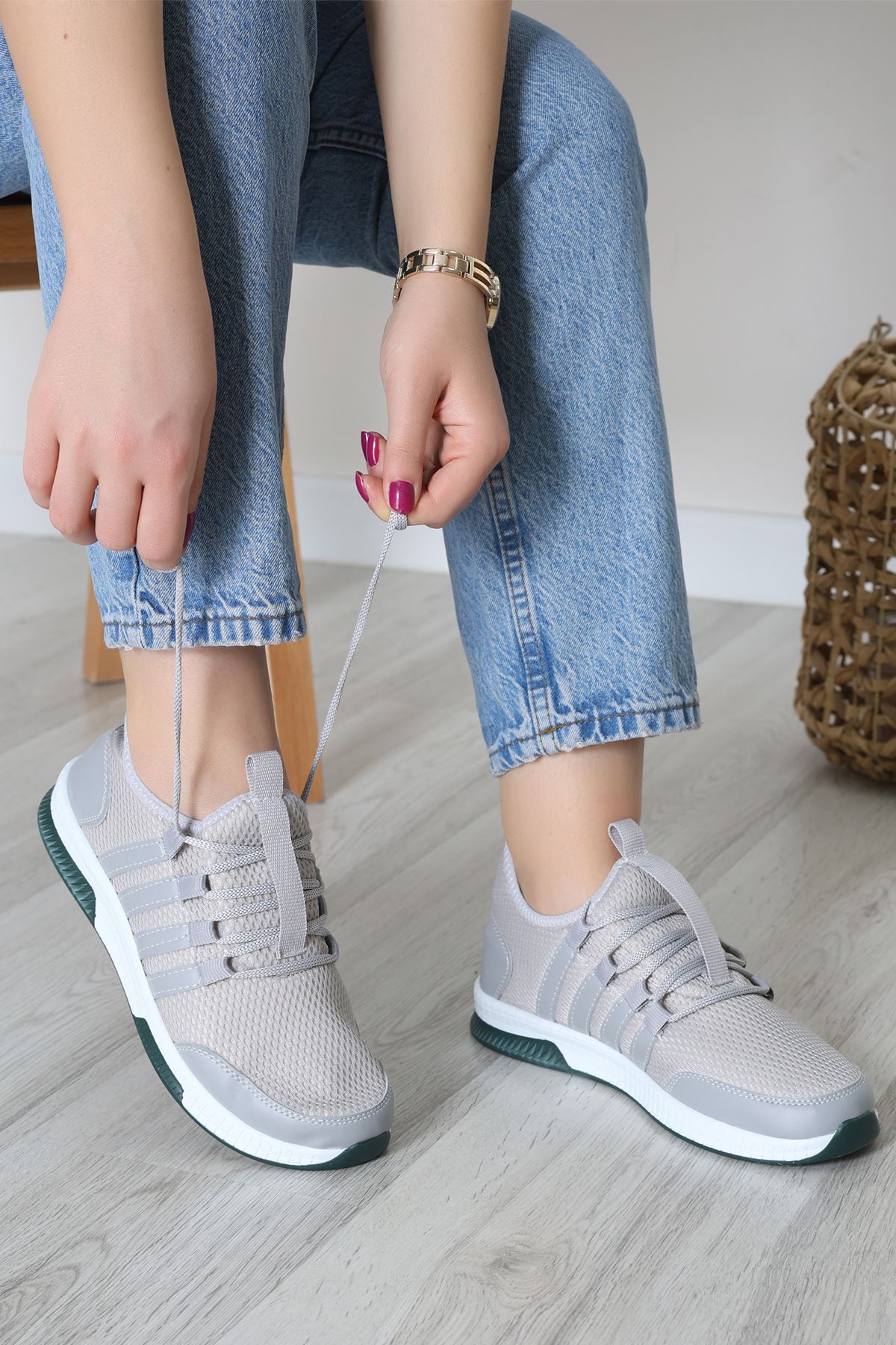 Günlük Spor Ayakkabı Grizümrüt - 30305.264.