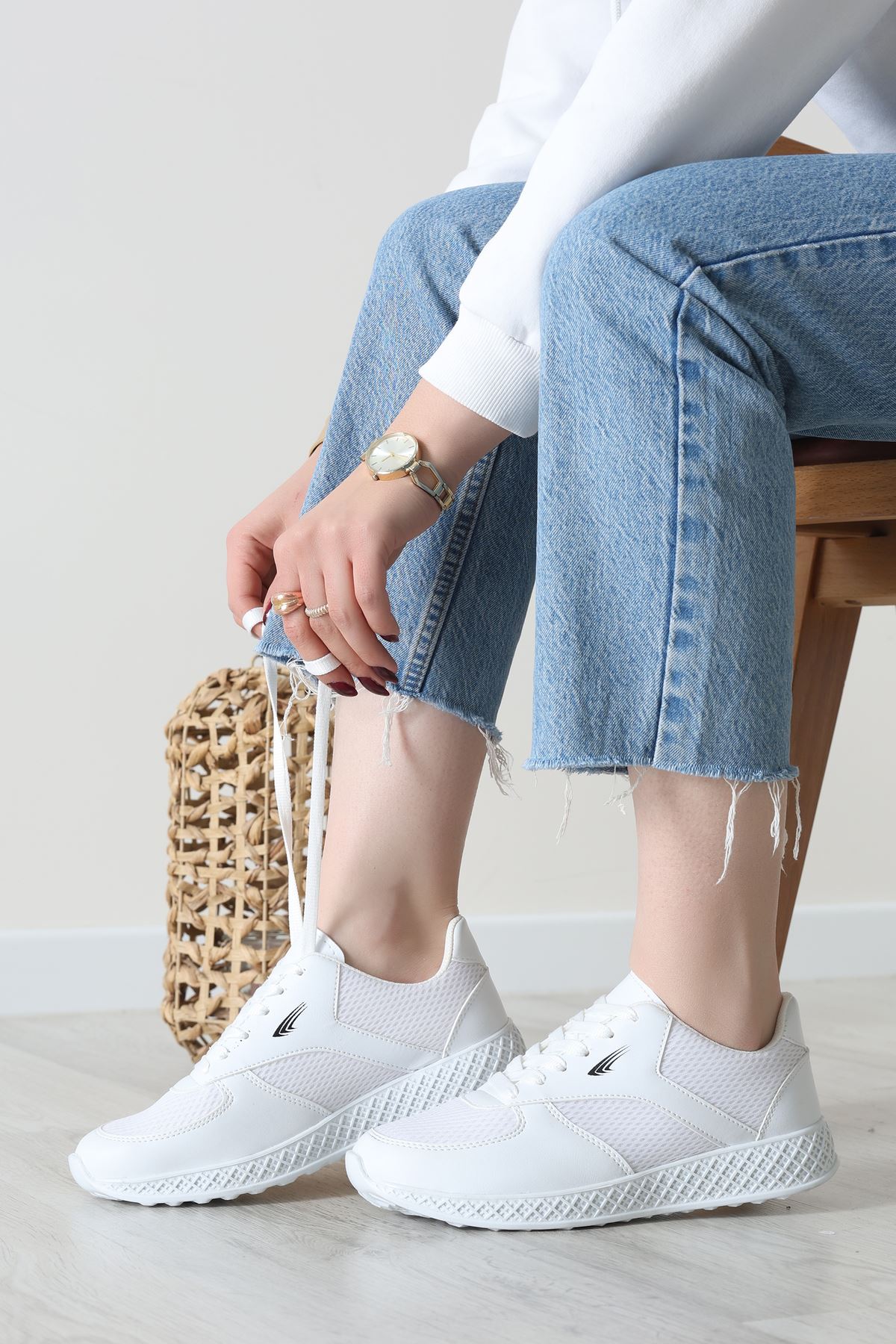 Spor Günlük Ayakkabı Beyaz - 31819.264.