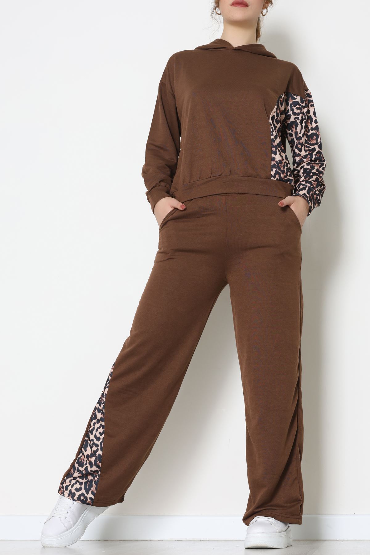 Garnili 2 İplik Eşofman Takımı Kahve - 50746.1005.