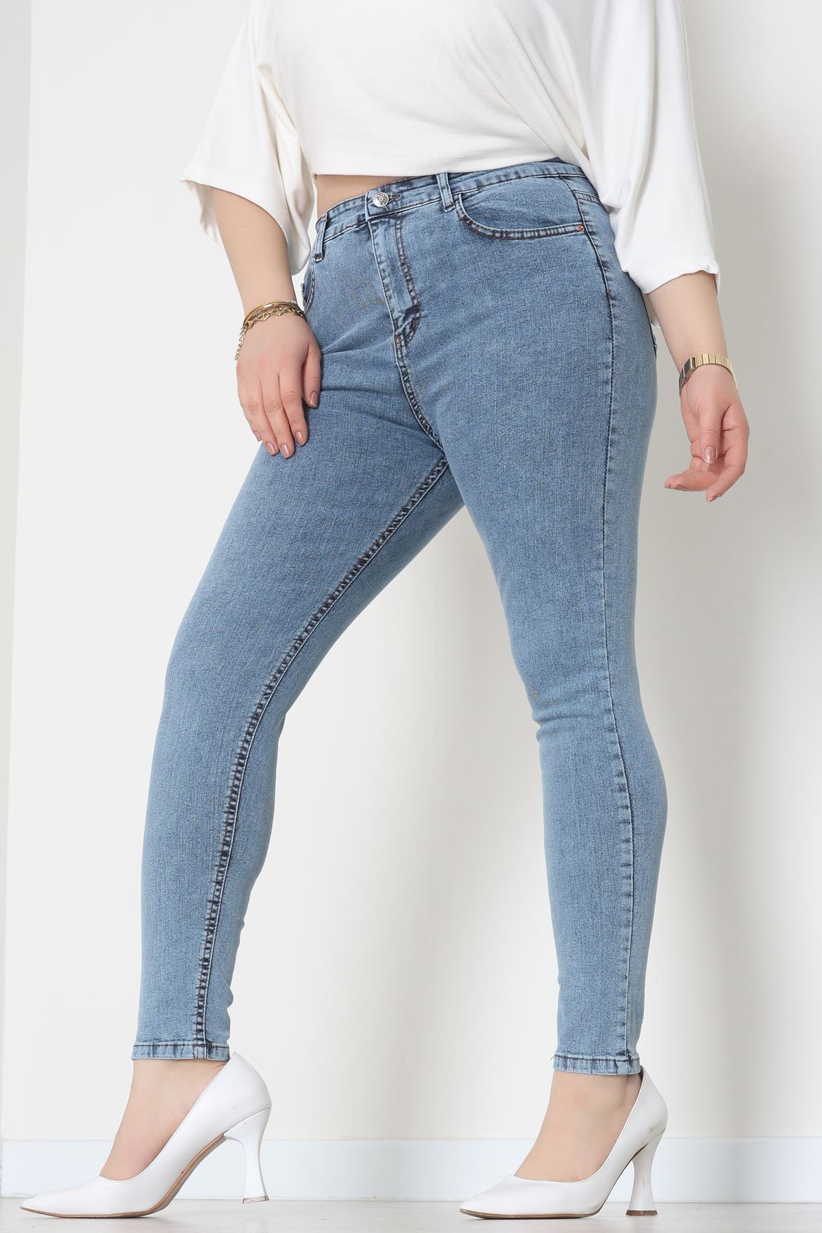 Büyük Beden Kot Pantolon Karyıkama - 31827.2121.