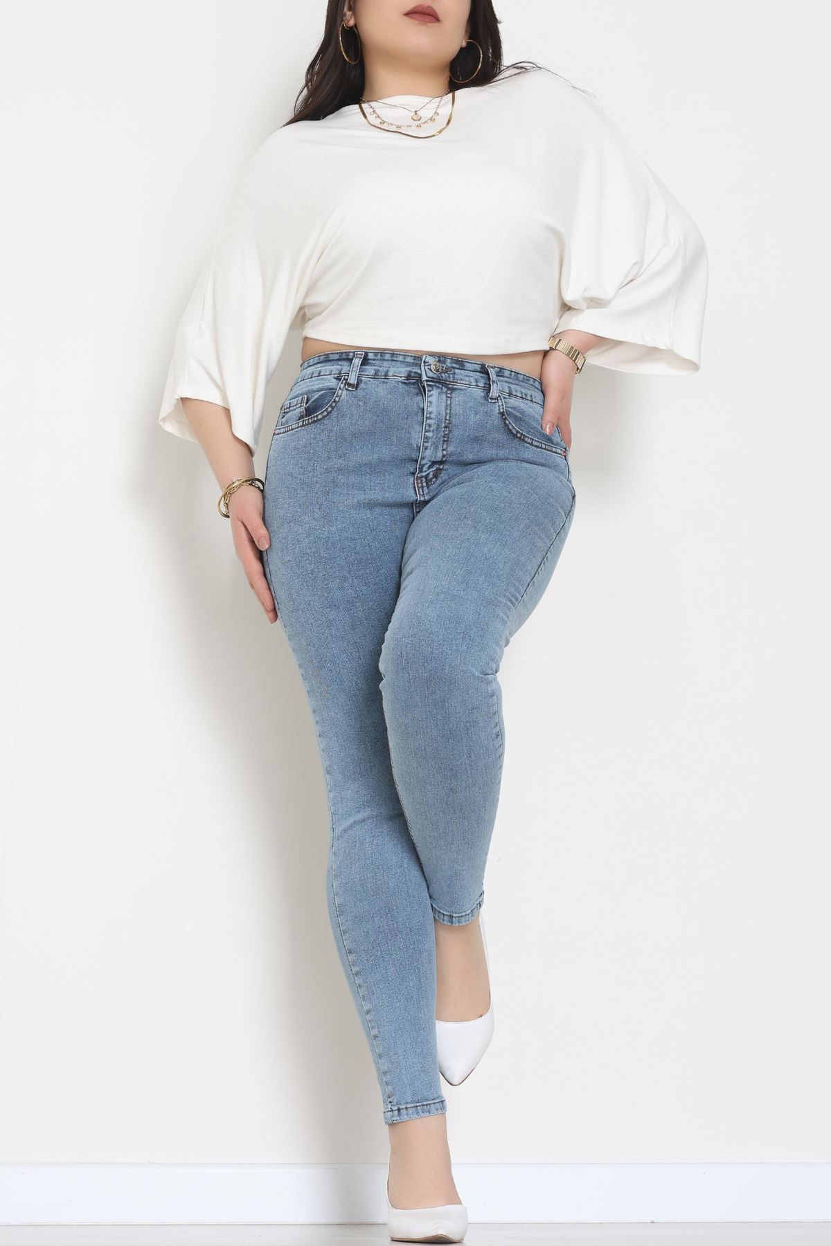 Büyük Beden Kot Pantolon Karyıkama - 31827.2121.