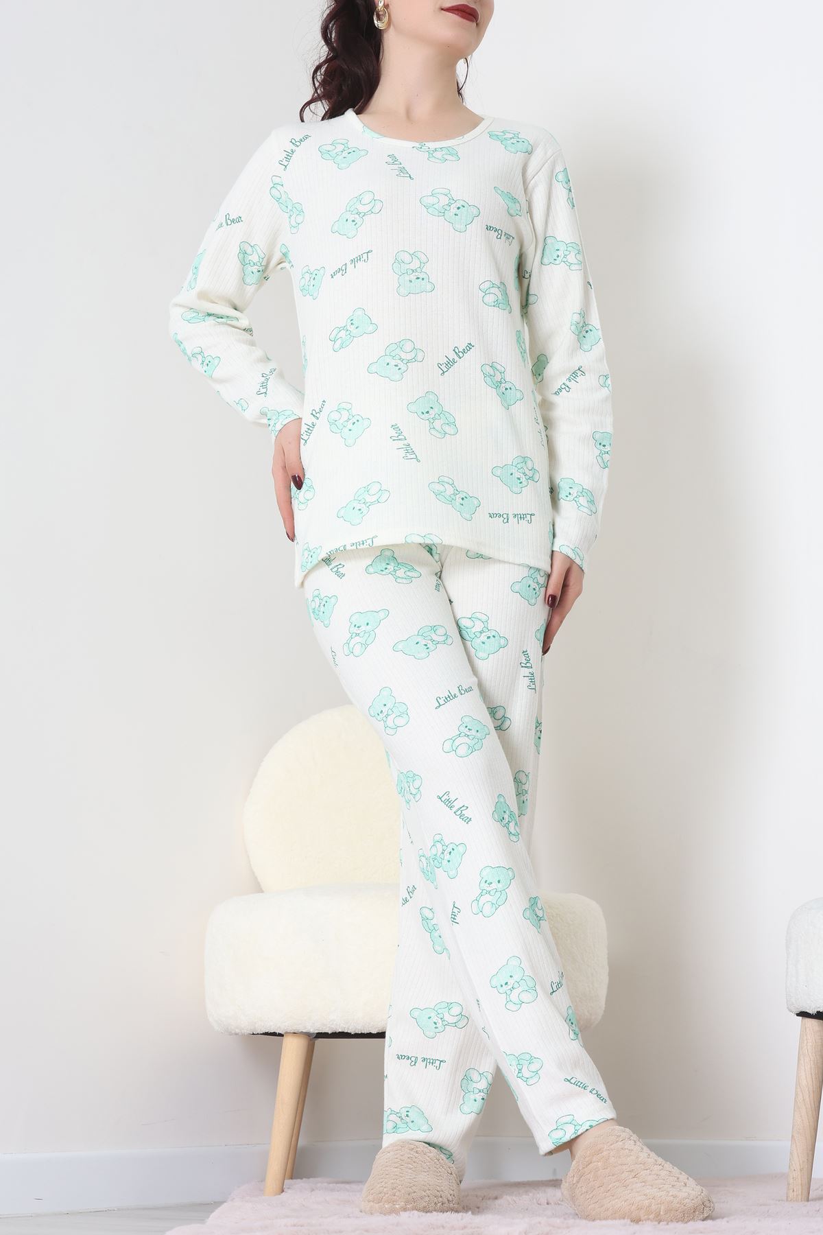 İnterlok Pijama Takımı Mint - 55009.1567.