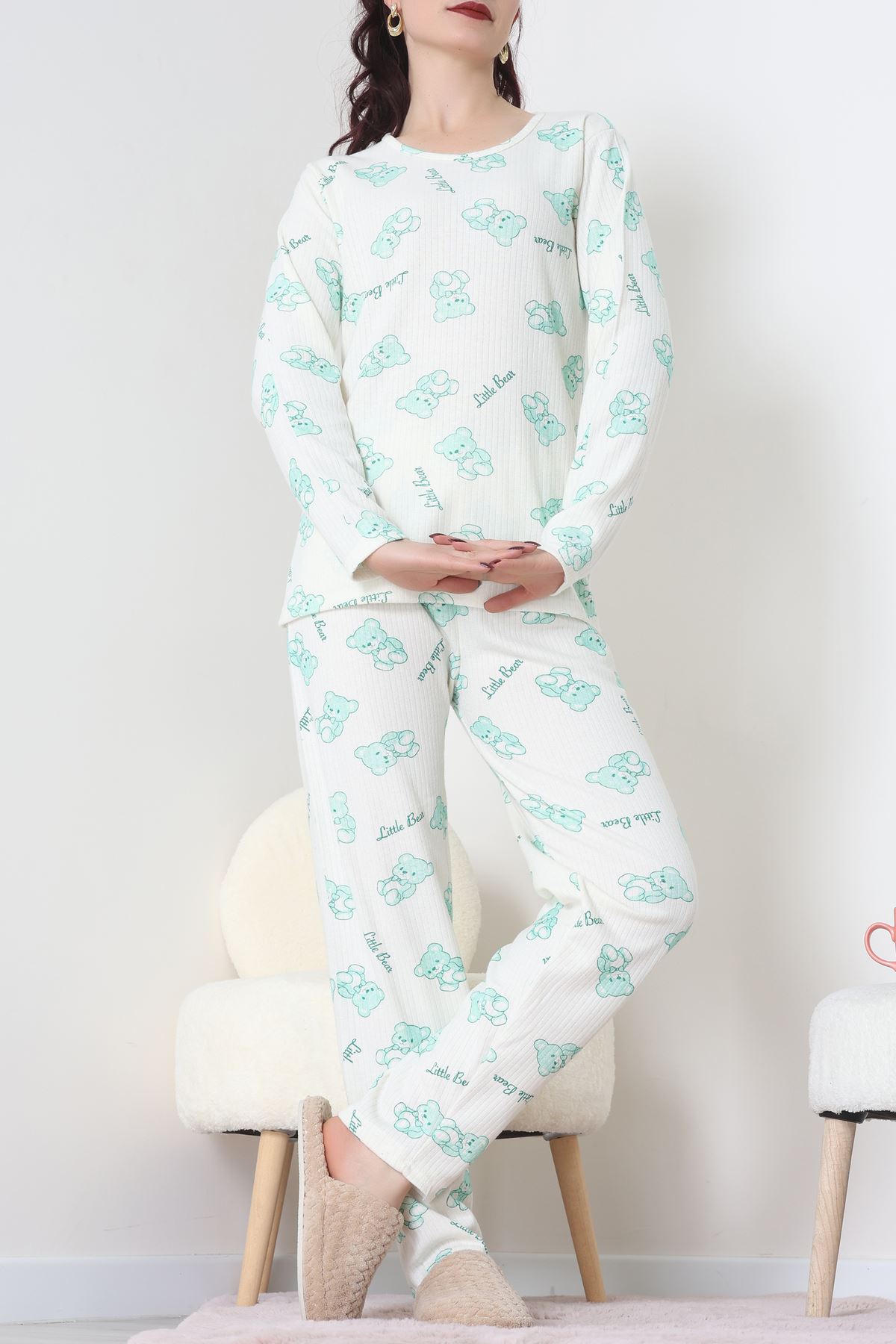 İnterlok Pijama Takımı Mint - 55009.1567.