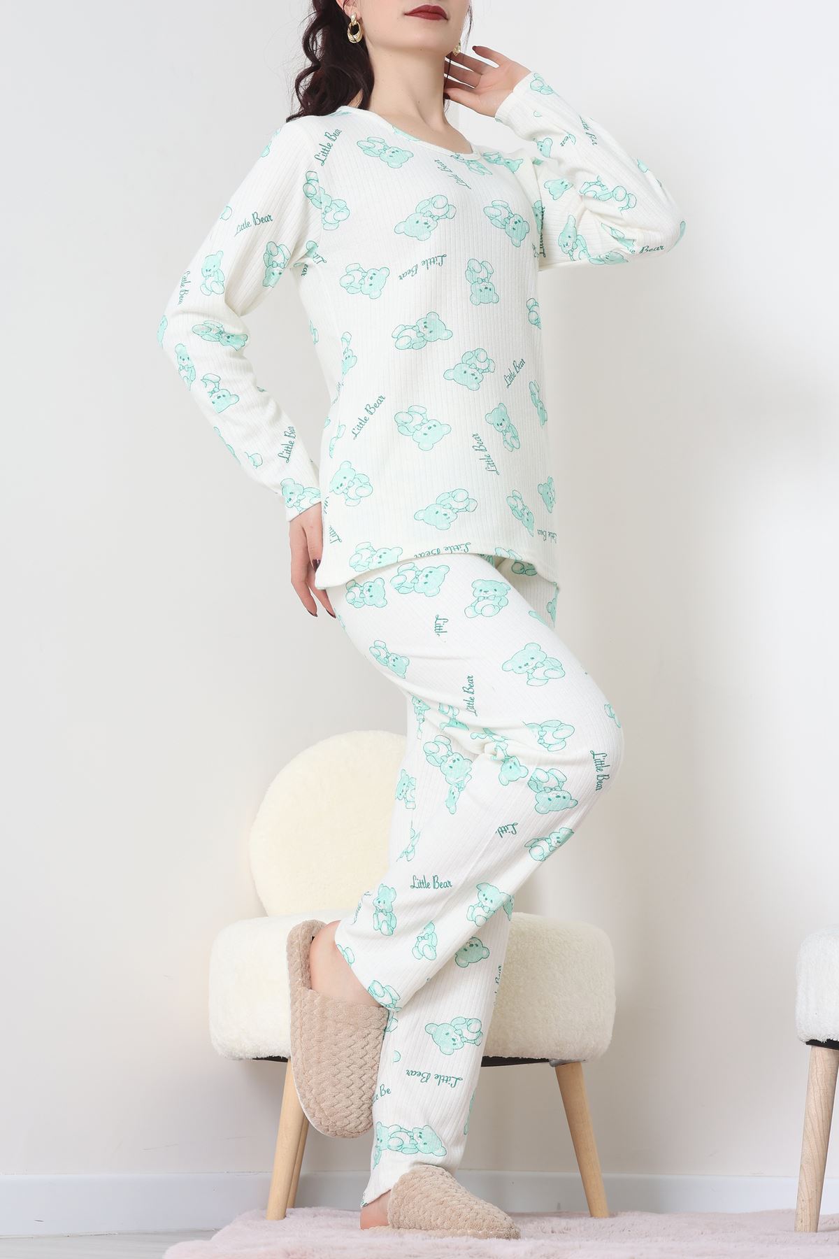 İnterlok Pijama Takımı Mint - 55009.1567.
