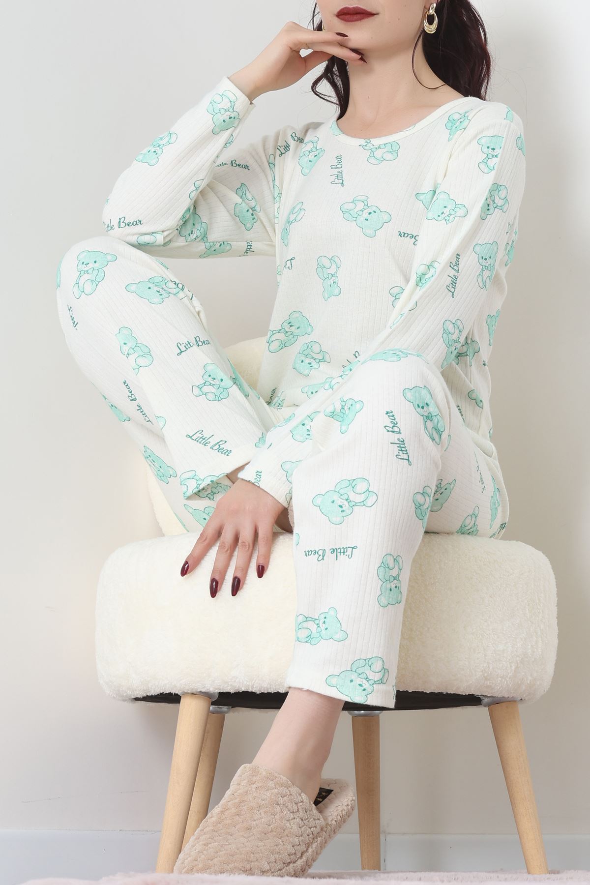 İnterlok Pijama Takımı Mint - 55009.1567.