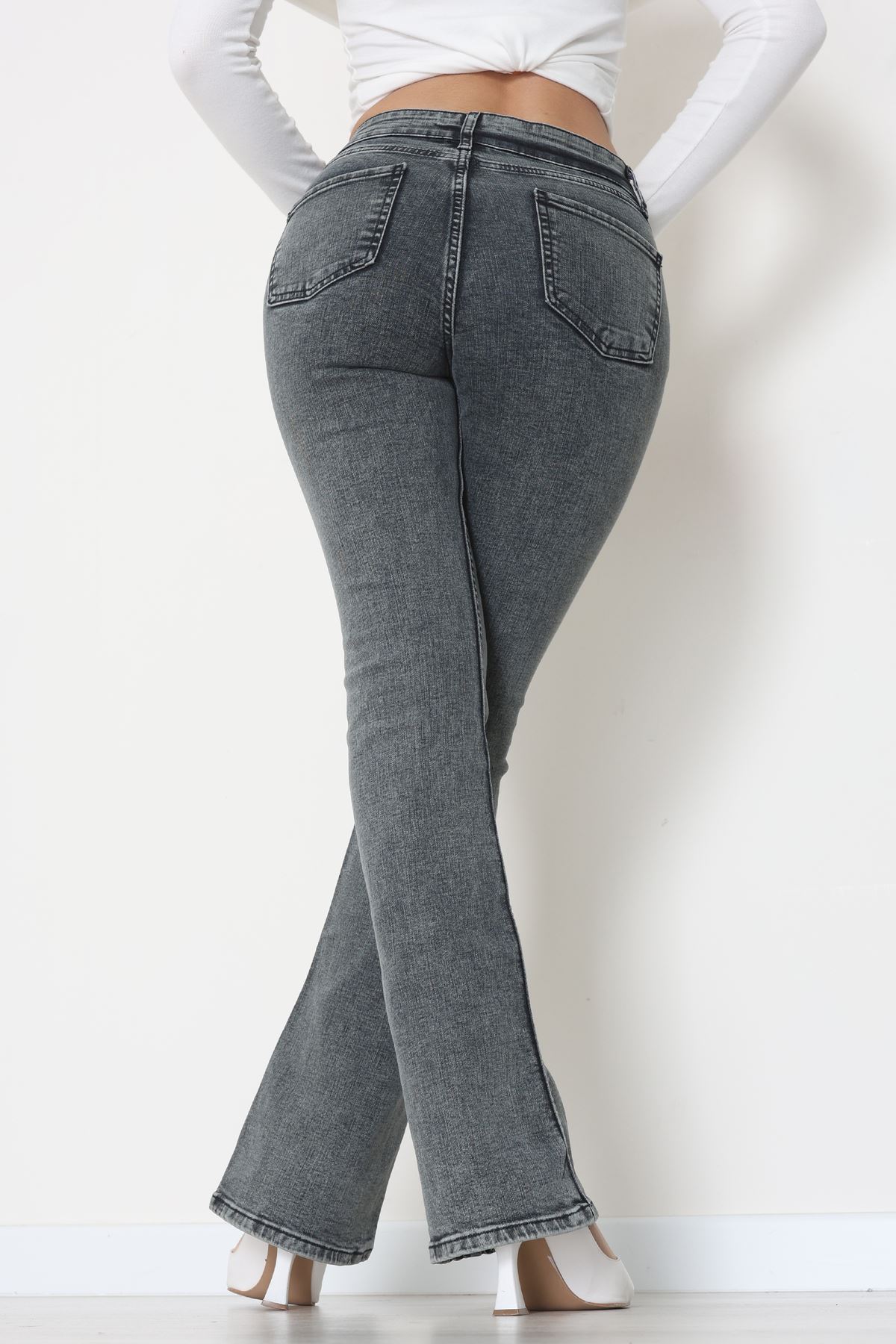 İspanyol Kot Pantolon Açıkfüme - 31397.2088.