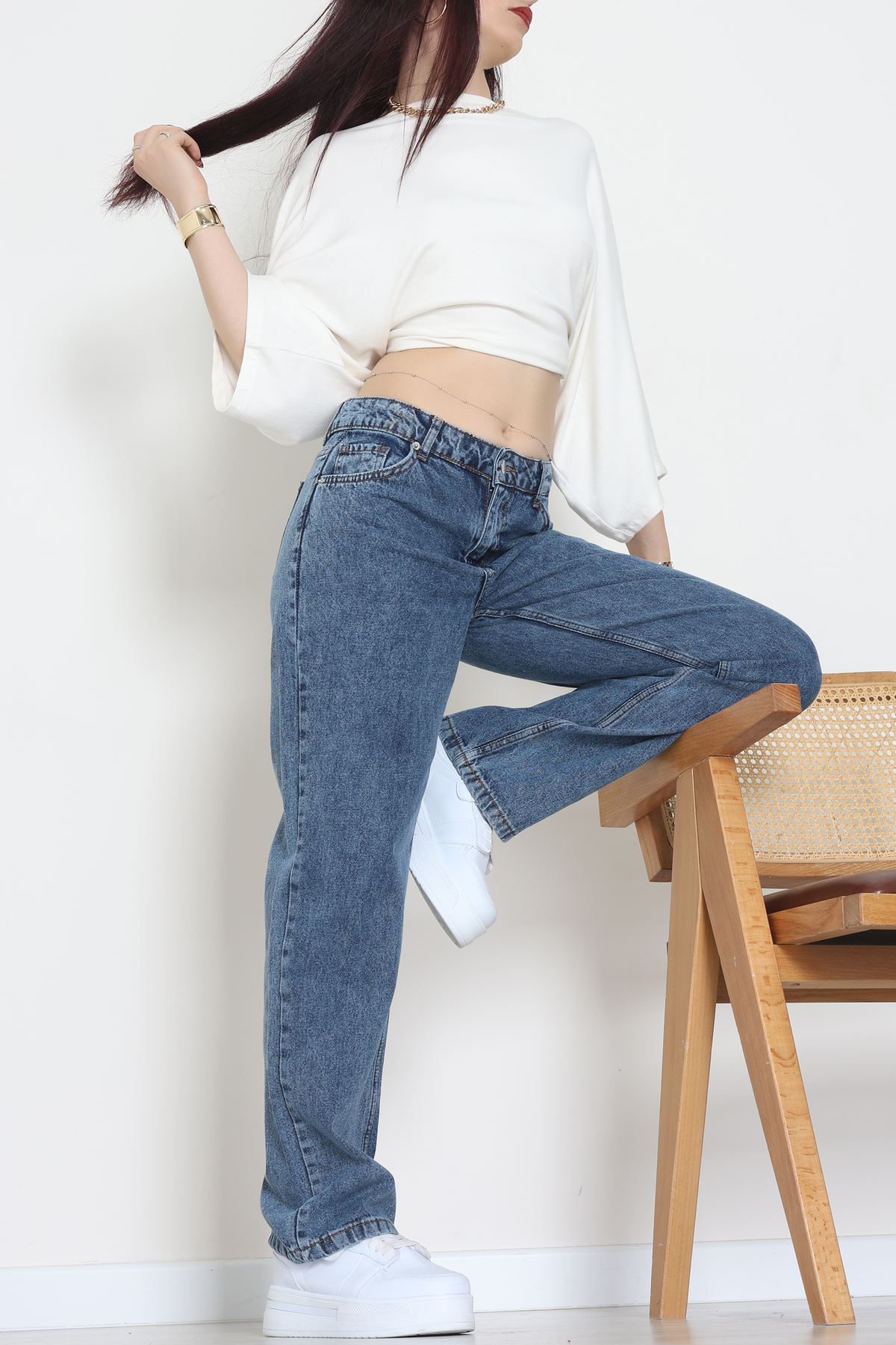 Palazzo Kot Pantolon Mavi - 31830.1904.