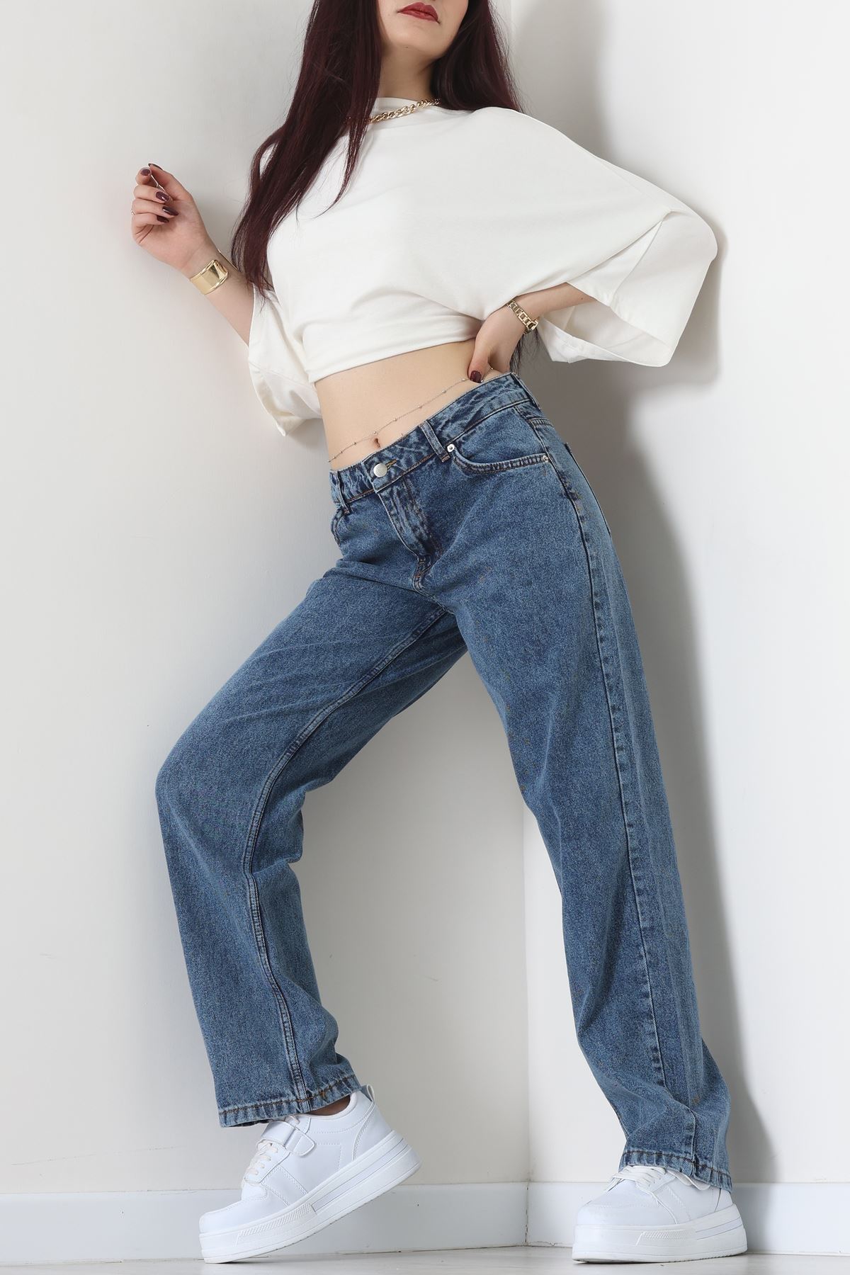 Palazzo Kot Pantolon Mavi - 31830.1904.