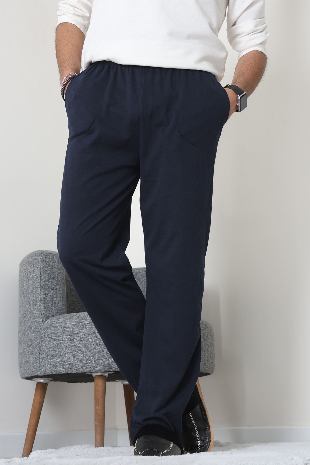 Cepli Süprem Erkek Pijama Altı Lacivert - 70849.1902.