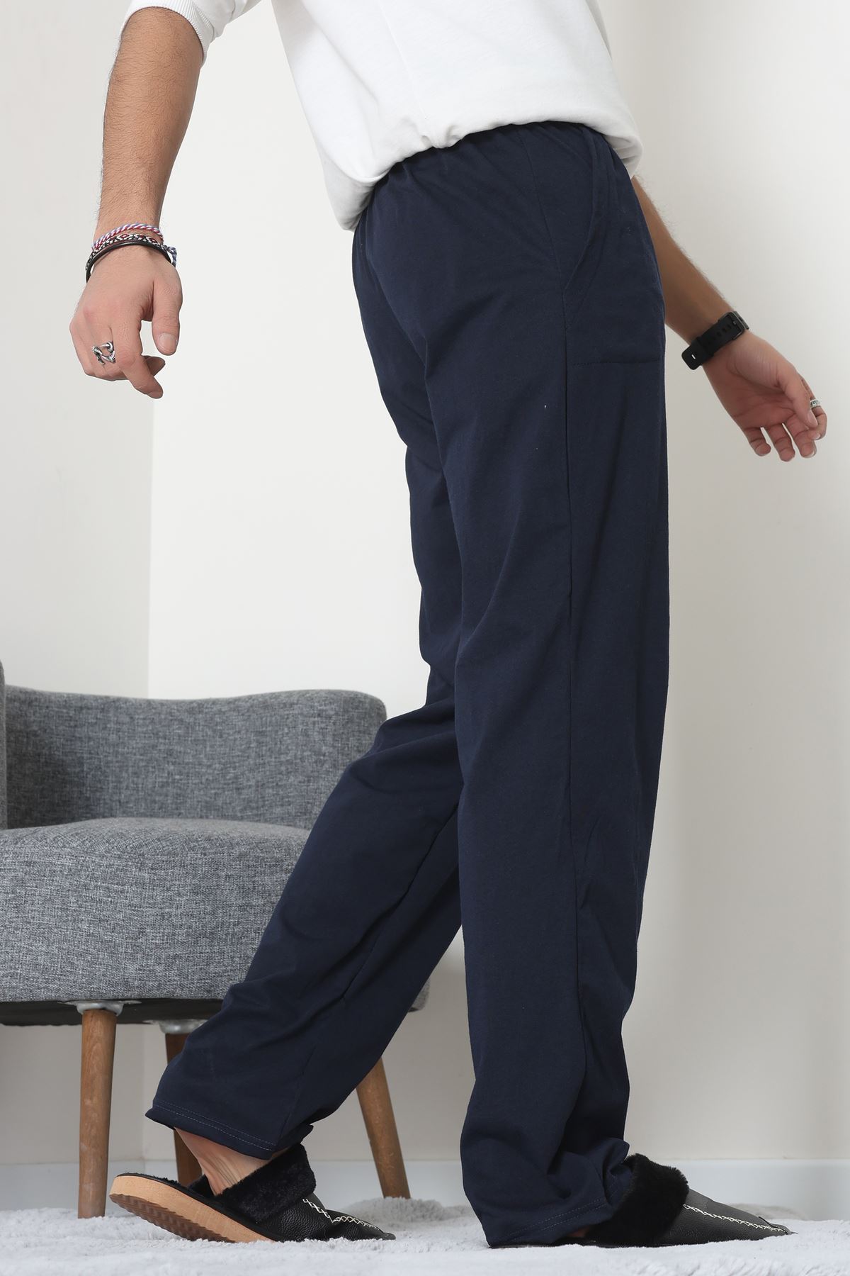 Cepli Süprem Erkek Pijama Altı Lacivert - 70849.1902.