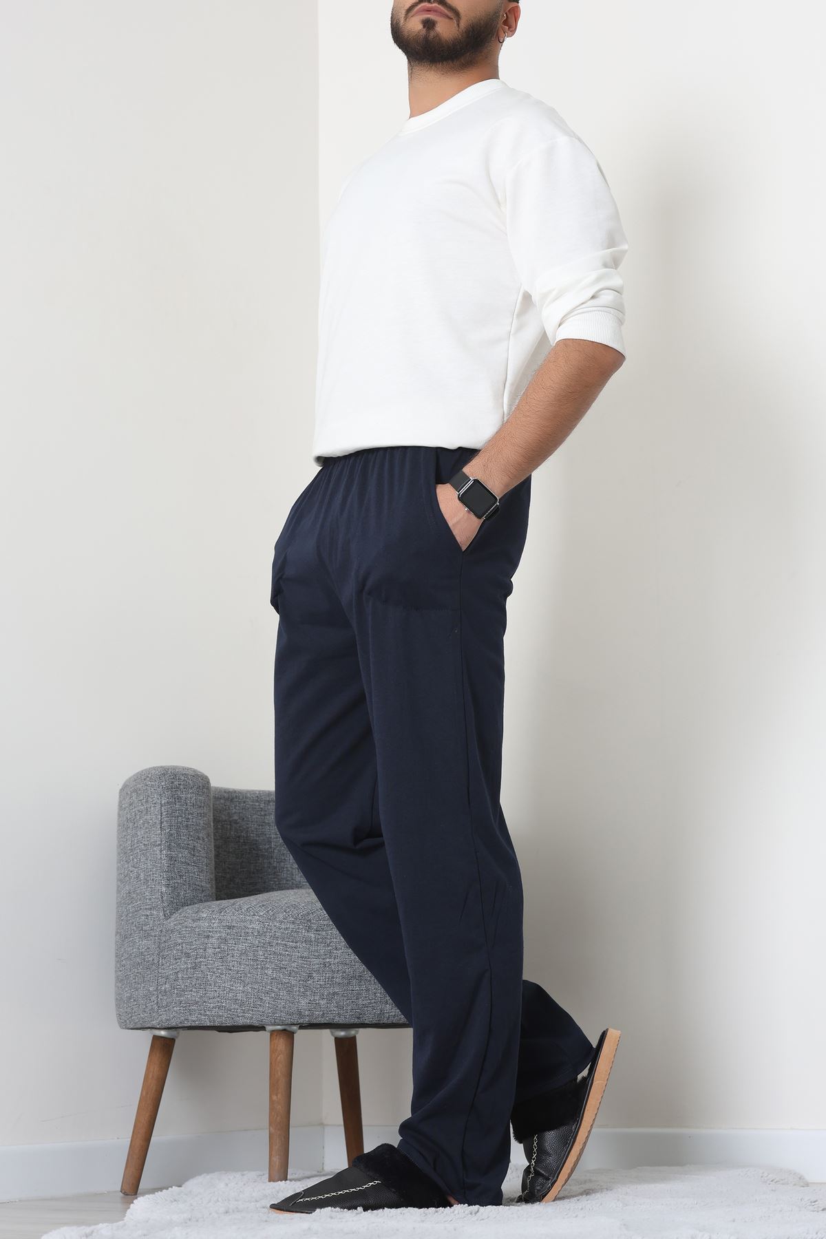 Cepli Süprem Erkek Pijama Altı Lacivert - 70849.1902.