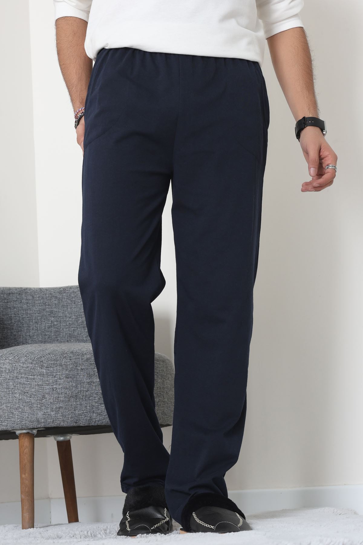 Cepli Süprem Erkek Pijama Altı Lacivert - 70849.1902.