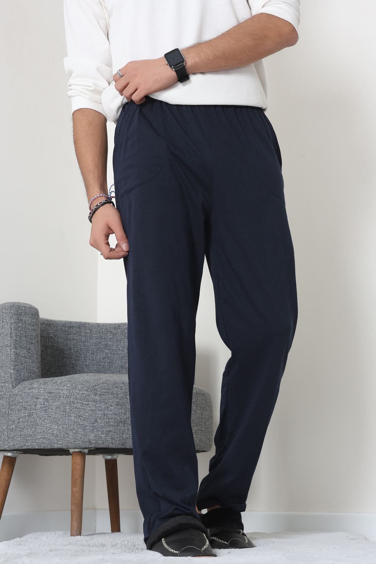 Cepli Süprem Erkek Pijama Altı Lacivert - 70849.1902.