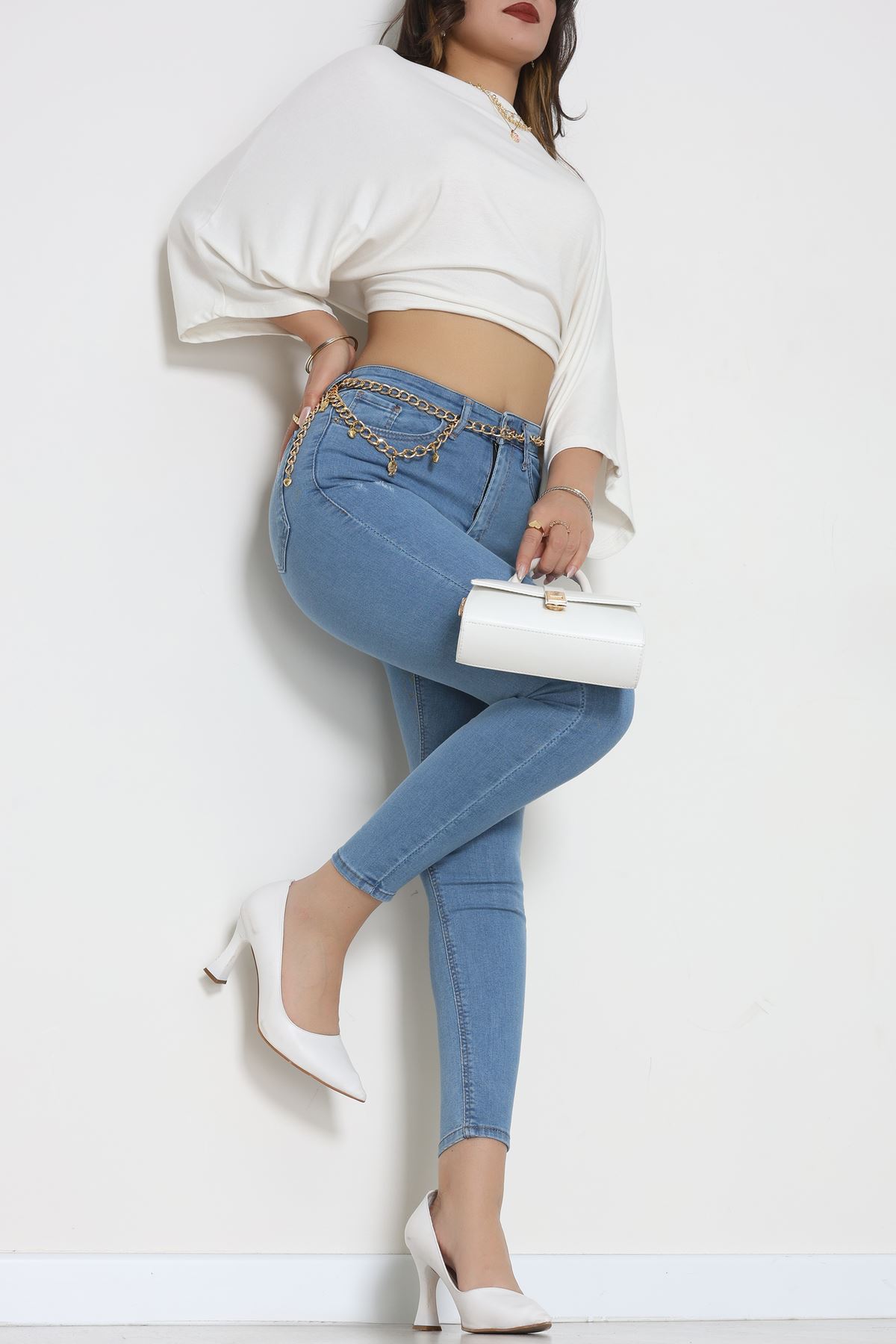 Dar Paça Kot Pantolon Mavi1 - 42701.2121.