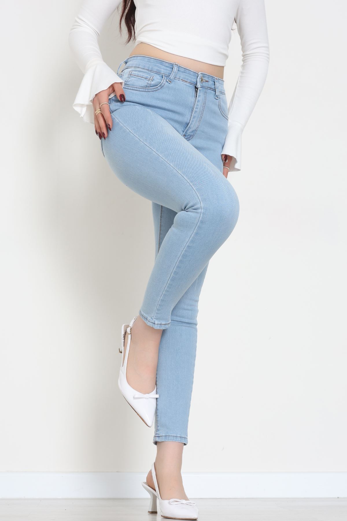 Dar Paça Kot Pantolon Buzmavi1 - 42701.2121.