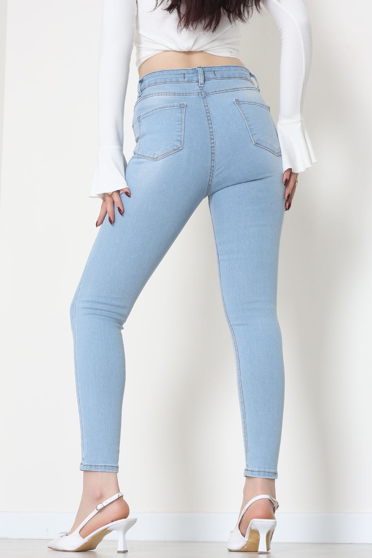 Dar Paça Kot Pantolon Buzmavi1 - 42701.2121.