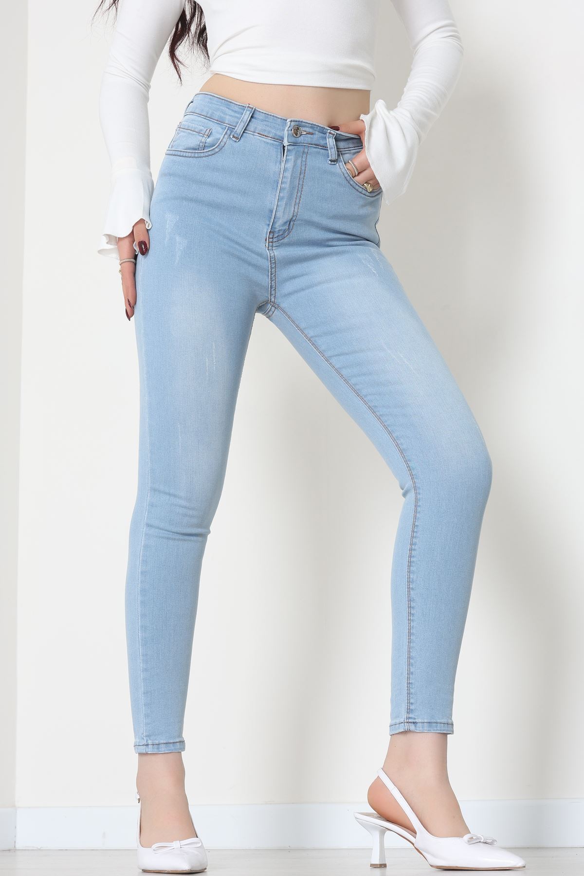 Dar Paça Kot Pantolon Buzmavi1 - 42701.2121.