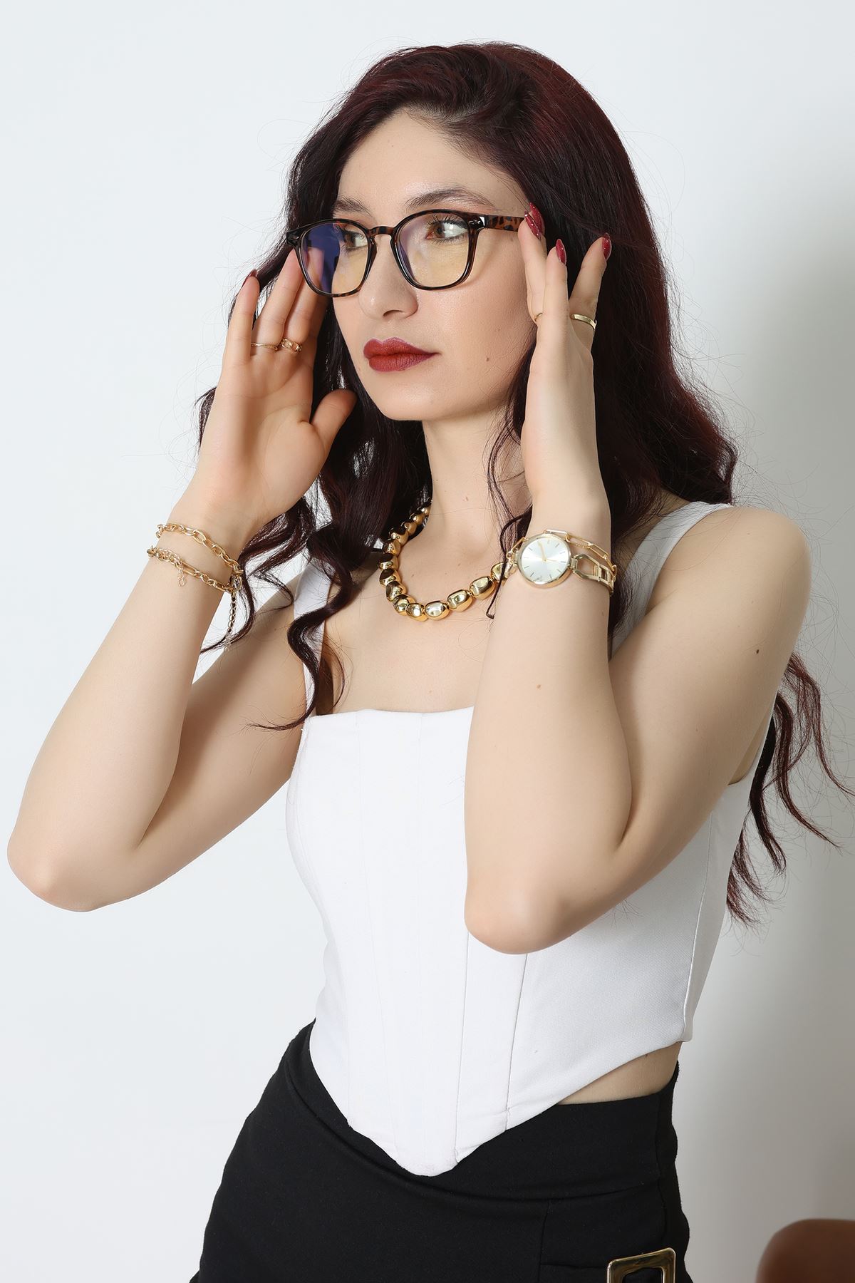 Mavi Işık Korumalı Ekran Gözlüğü Leokahve - 20010.1724.