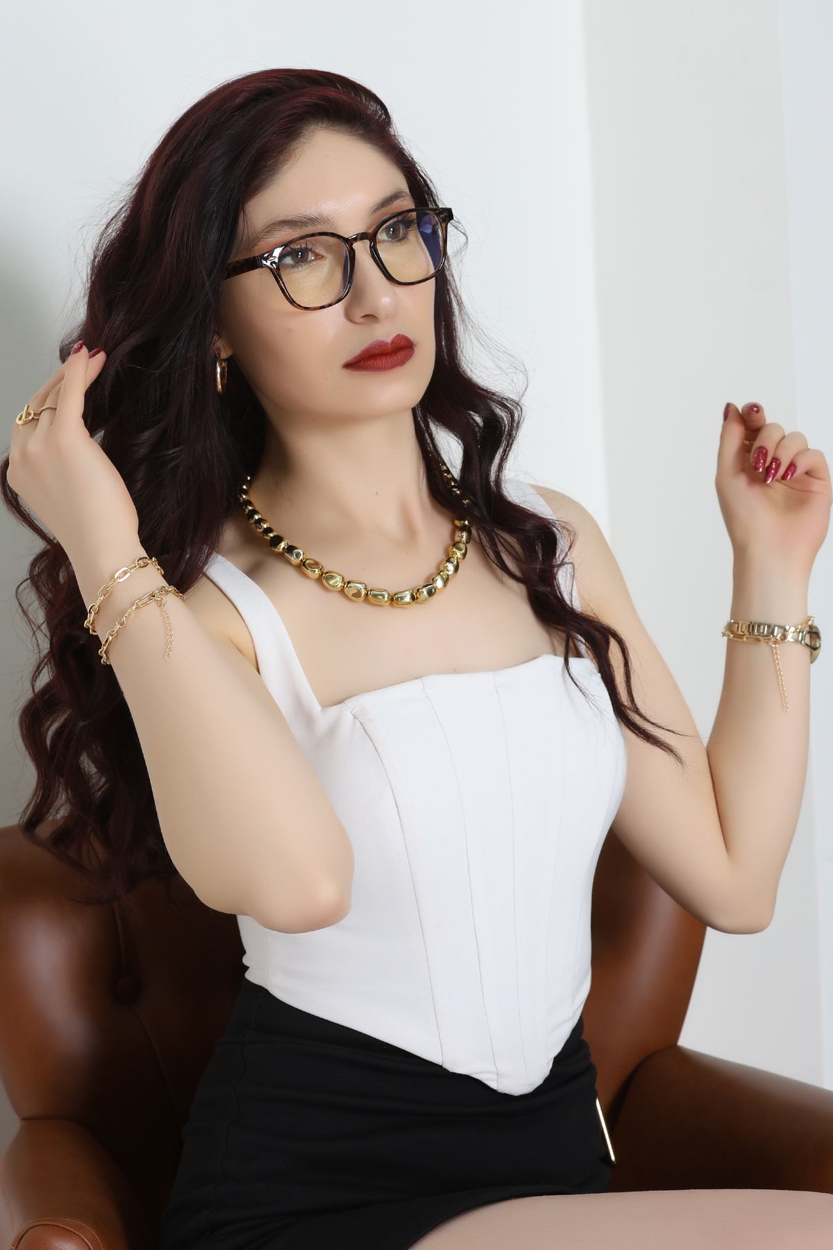 Mavi Işık Korumalı Ekran Gözlüğü Leokahve - 20010.1724.