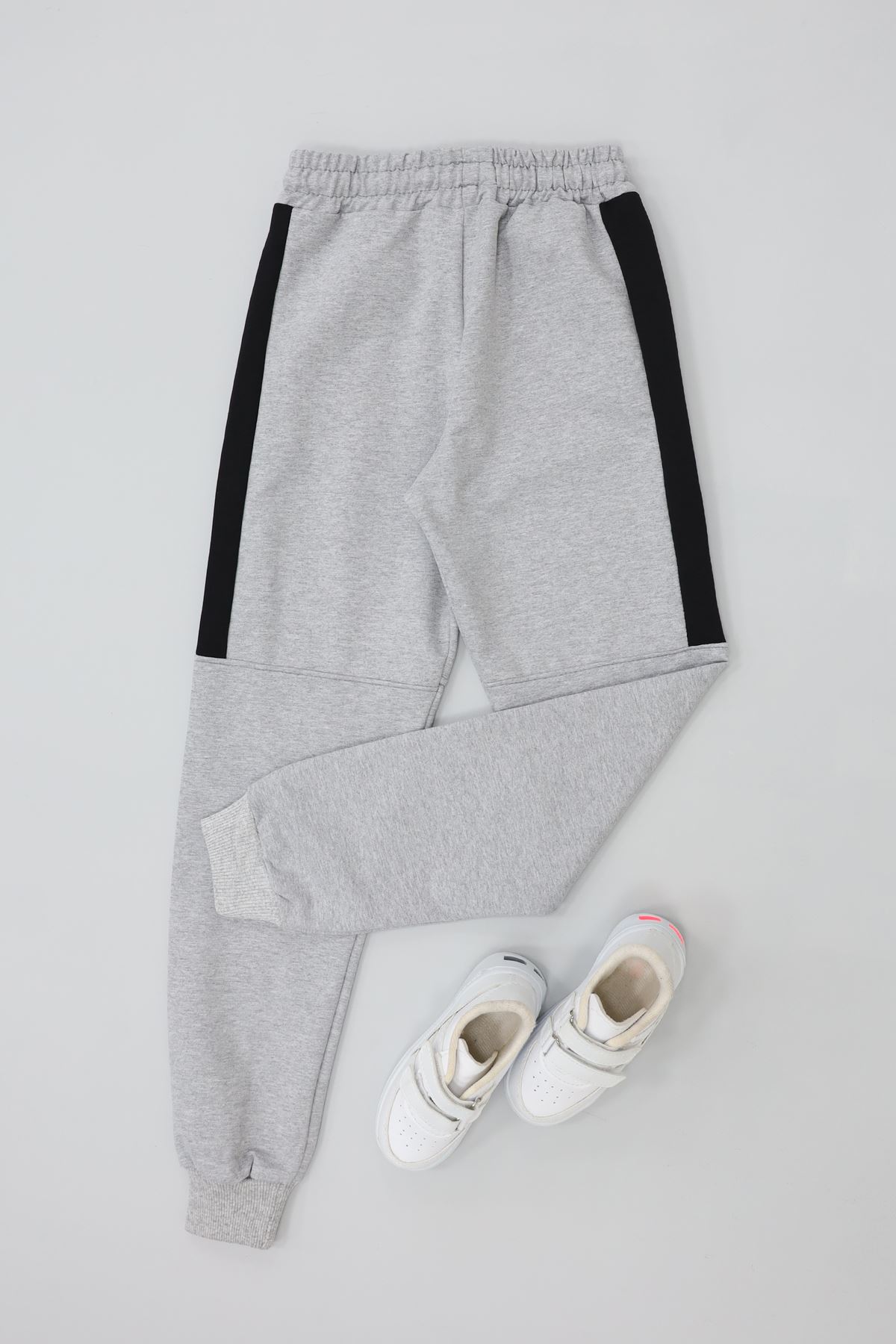 8-16 Yaş 2 İplik Likralı Eşofman Altı Gri - 52173.2066.