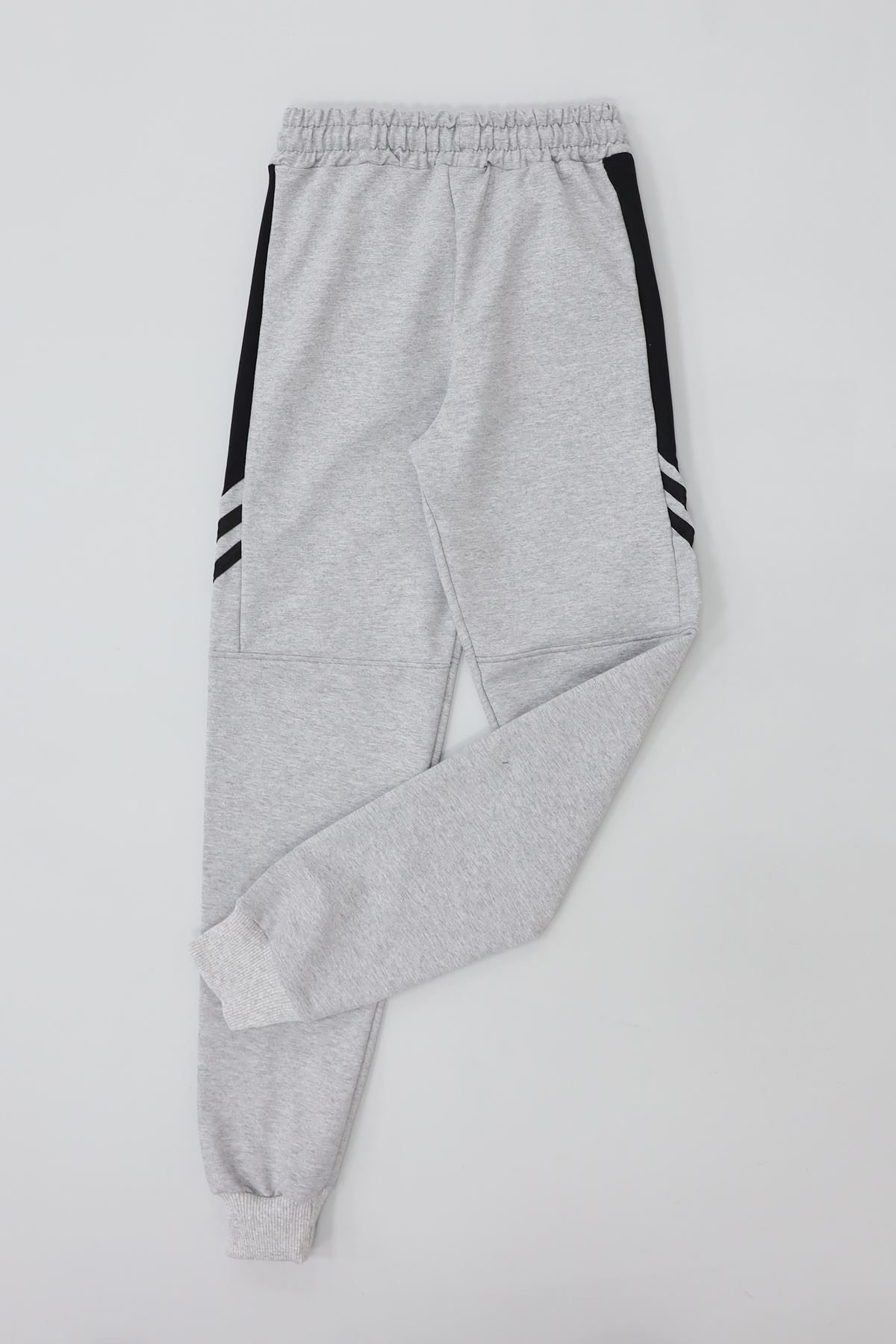 8-16 Yaş 2 İplik Likralı Eşofman Altı Gri - 52174.2066.