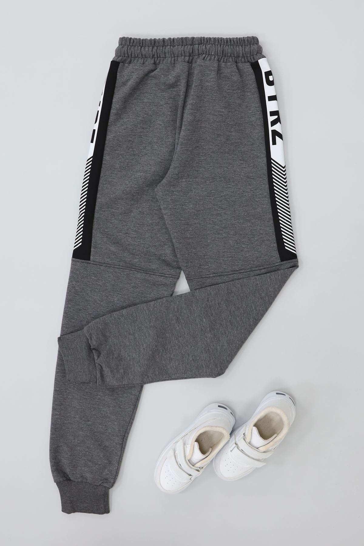 8-16 Yaş 2 İplik Likralı Eşofman Altı Füme - 52175.2066.