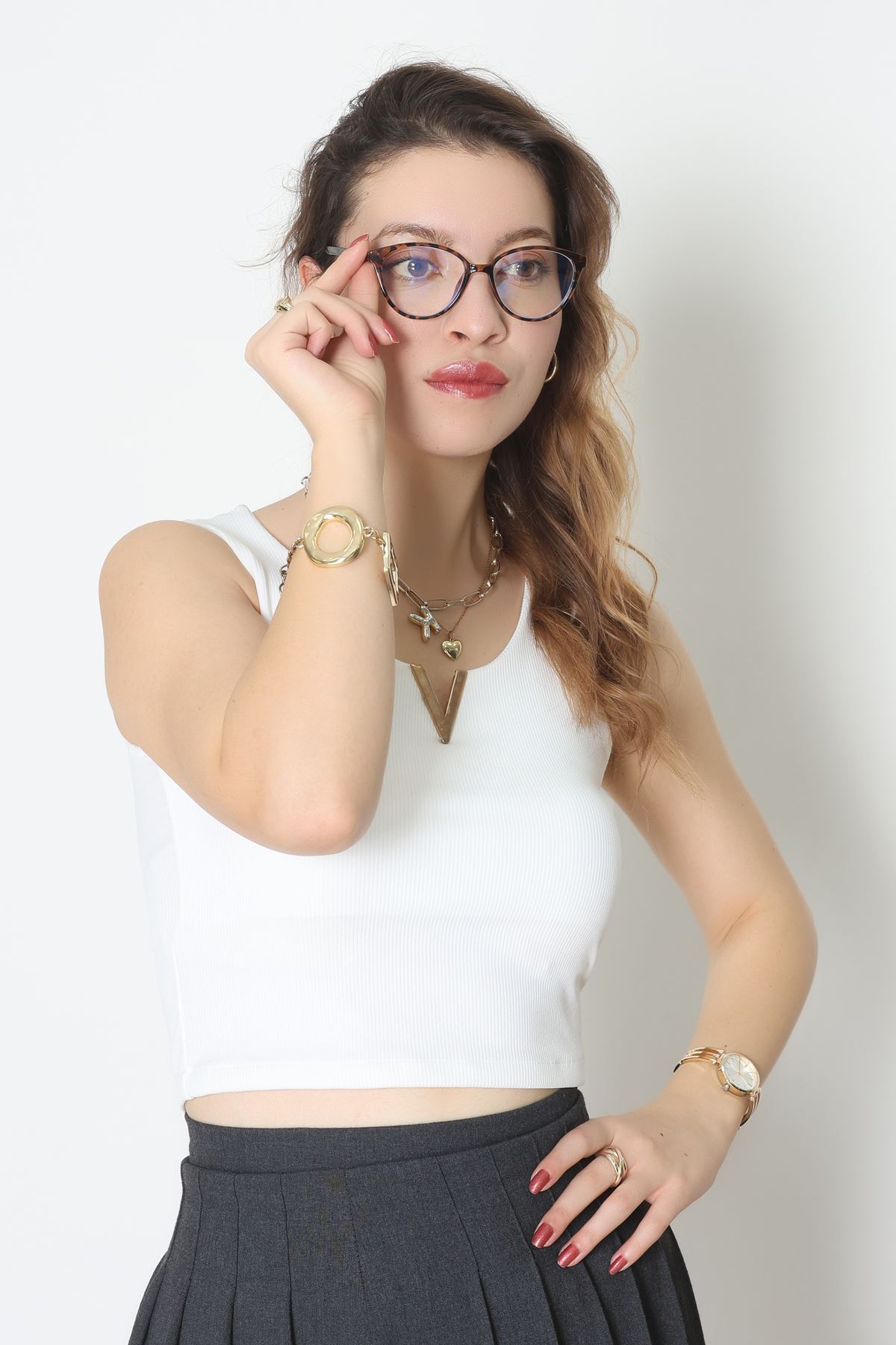 Mavi Işık Korumalı Ekran Gözlüğü Leopar1 - 21111.1724.