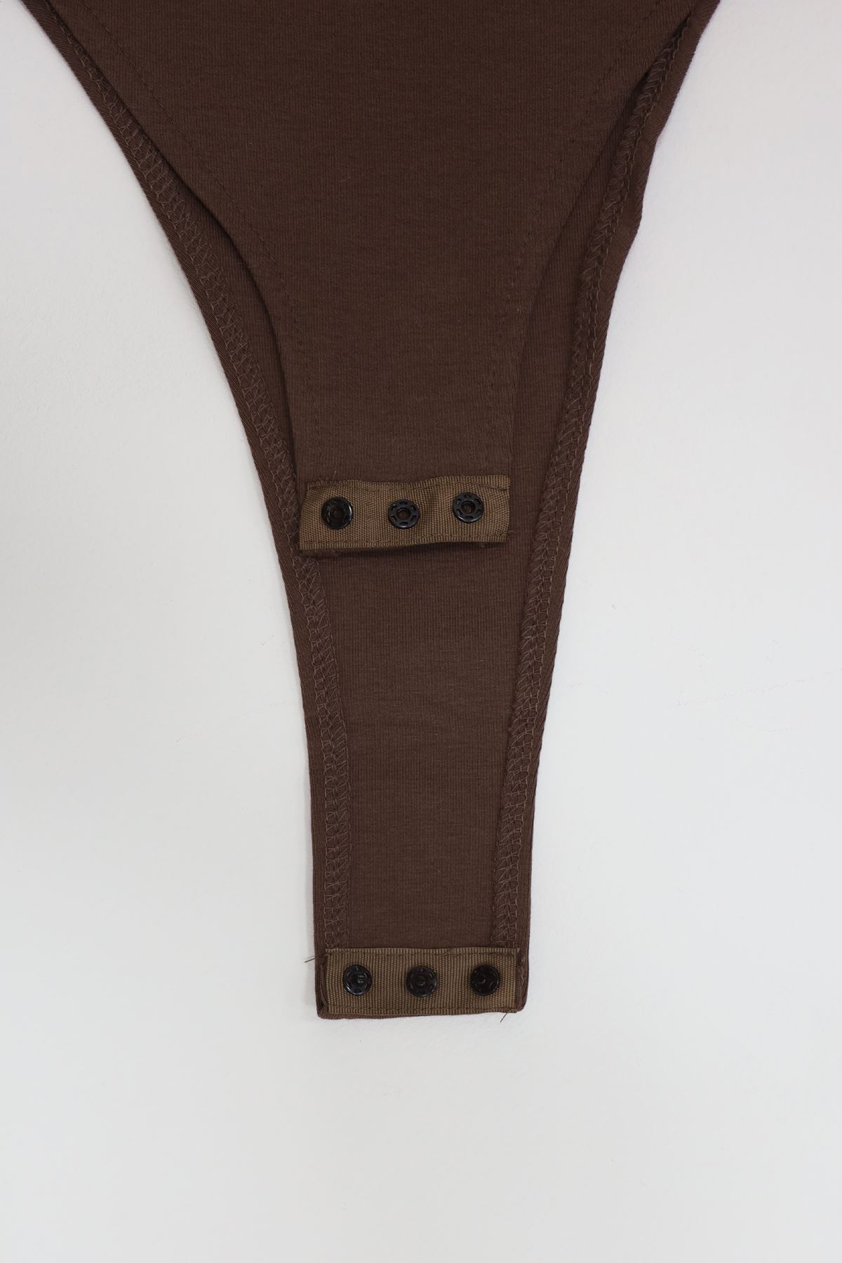 Çıtçıtlı Bodysuit Kahve - 71767.444.