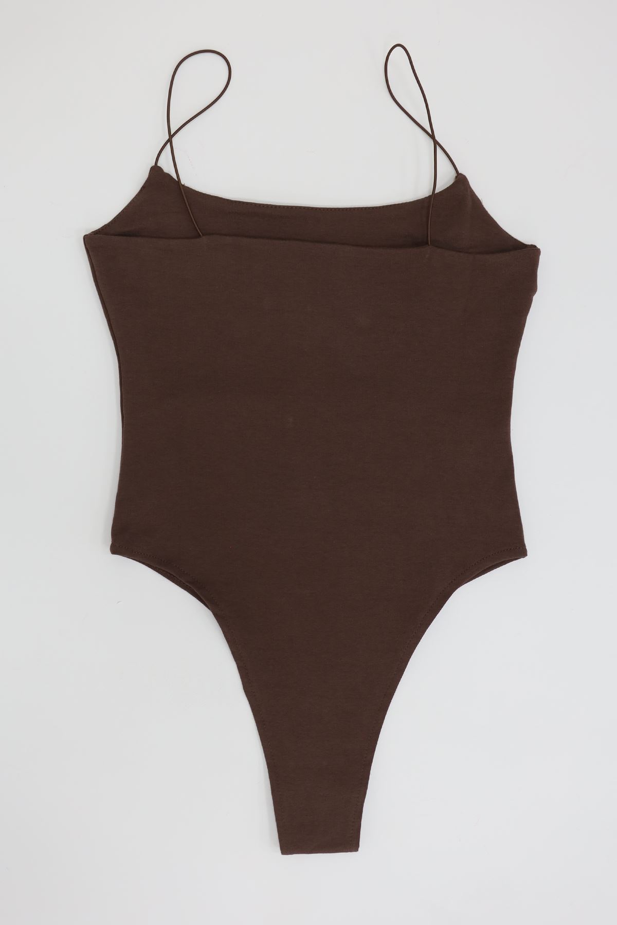 Çıtçıtlı Bodysuit Kahve - 71767.444.