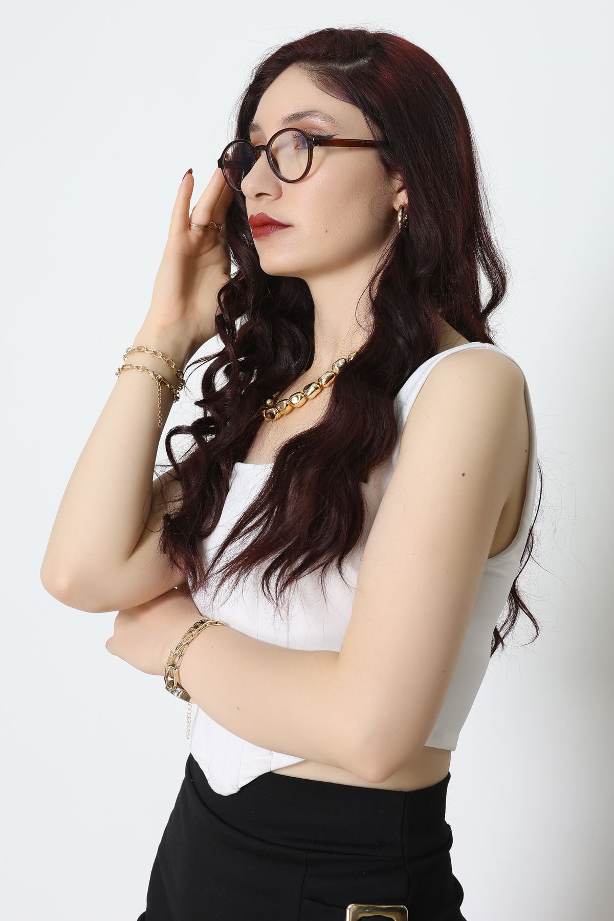 Mavi Işık Korumalı Ekran Gözlüğü Kahve - 20007.1724.