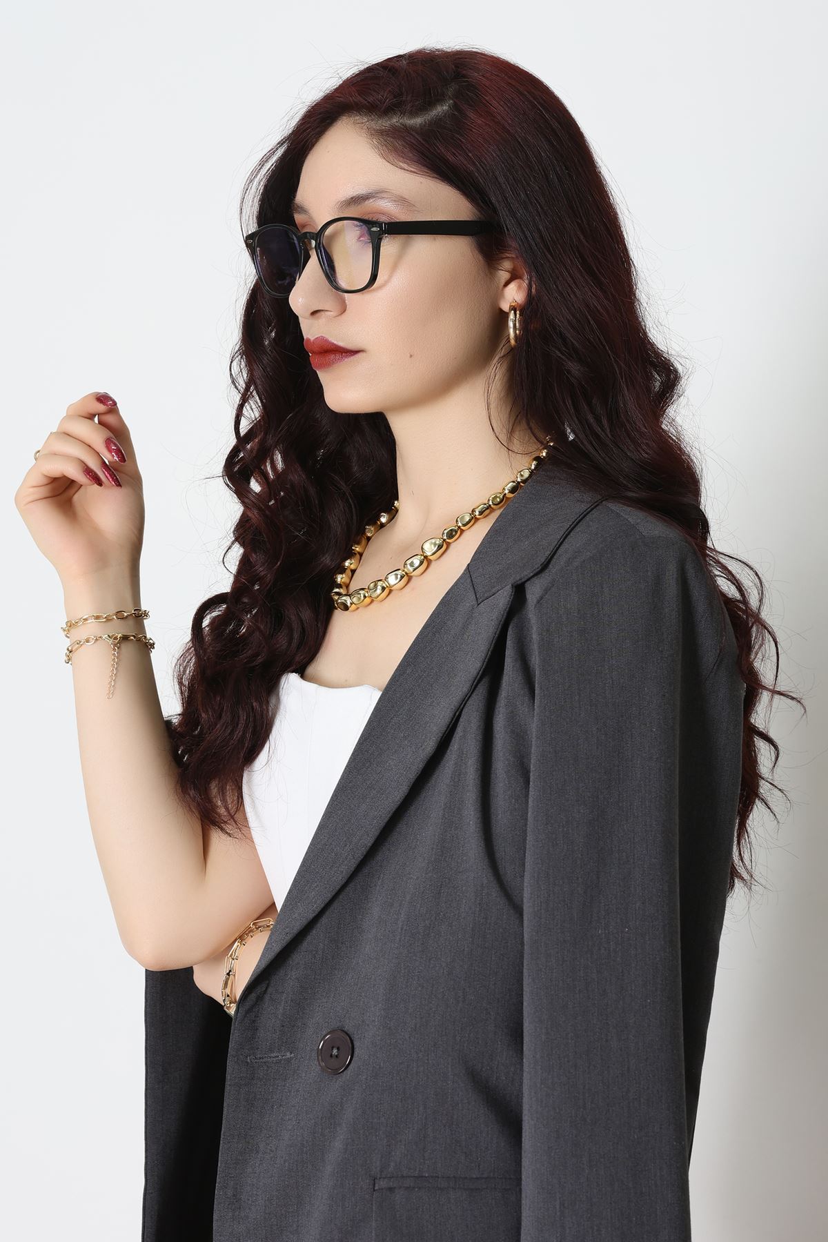 Mavi Işık Korumalı Ekran Gözlüğü Siyah2 - 20007.1724.