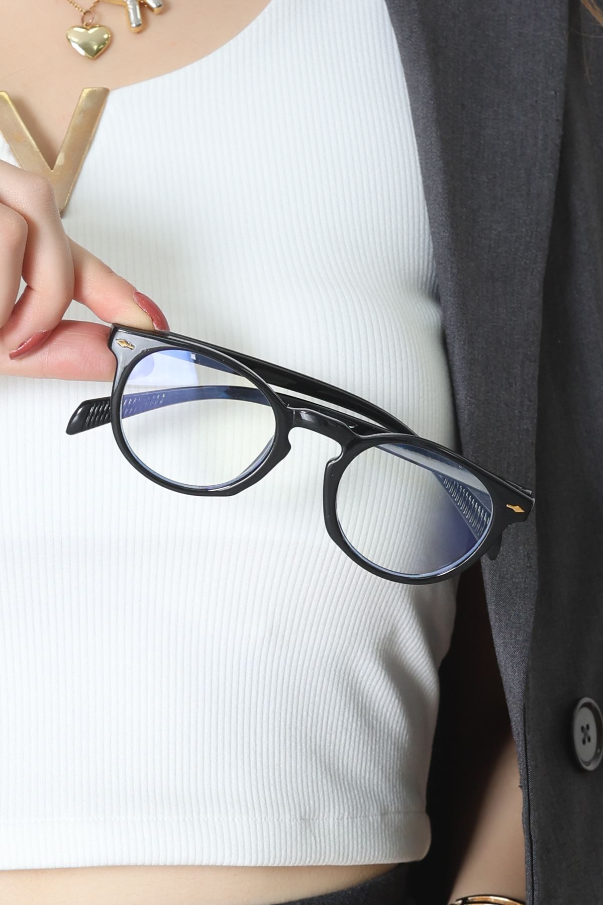 Mavi Işık Korumalı Ekran Gözlüğü Siyah2 - 20010.1724.