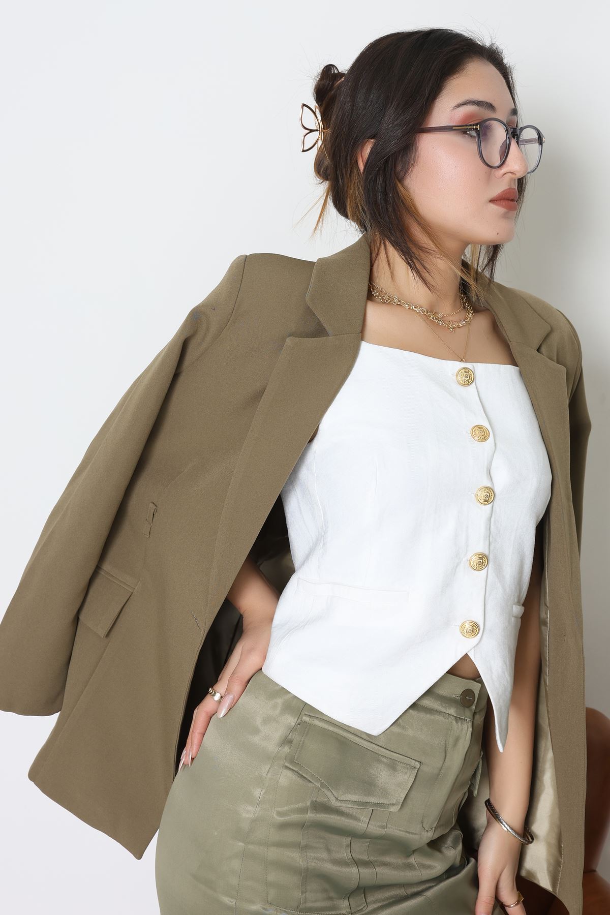 Mavi Işık Korumalı Ekran Gözlüğü Füme - 20010.1724.