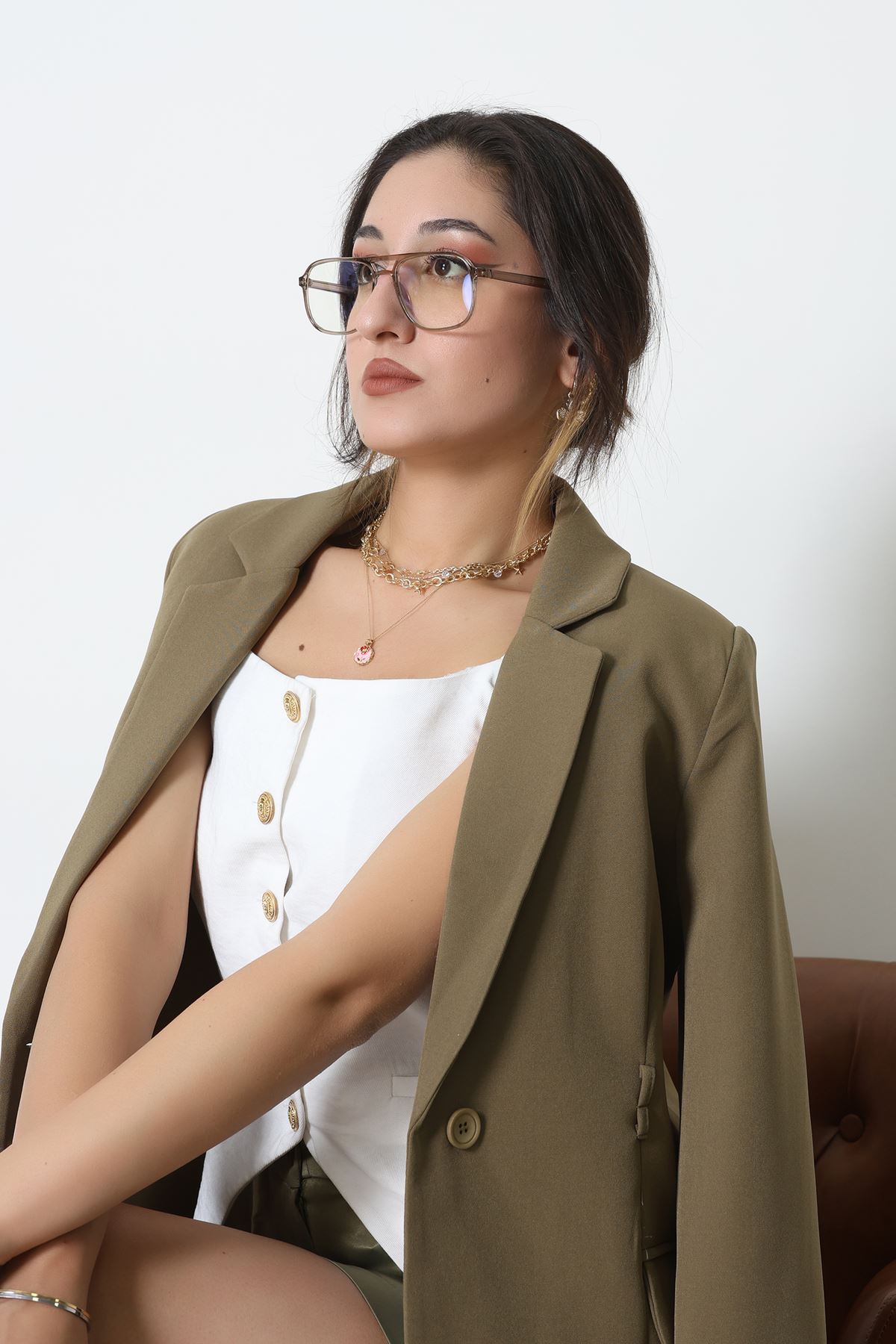 Mavi Işık Korumalı Ekran Gözlüğü Grişeffaf - 21111.1724.