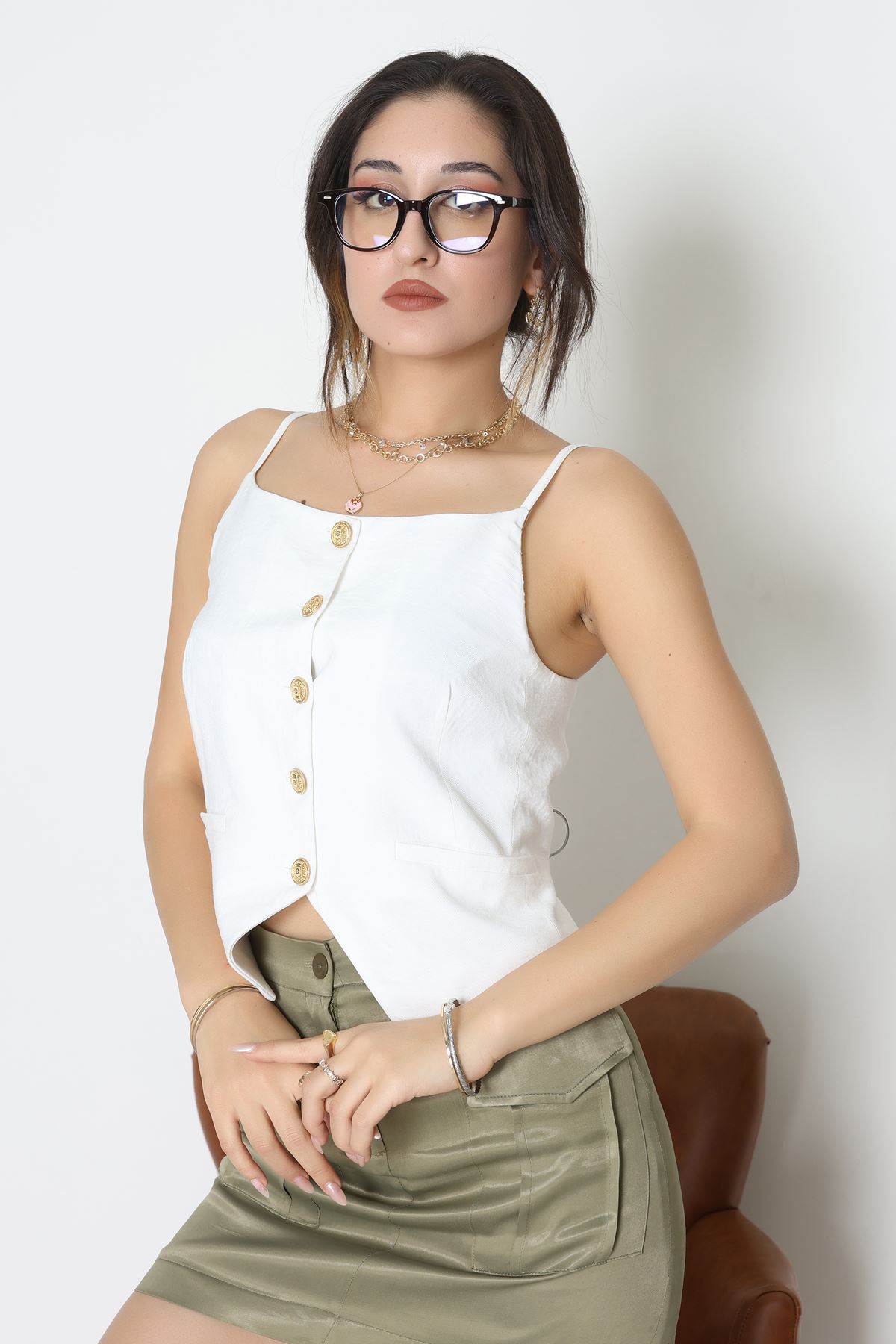 Mavi Işık Korumalı Ekran Gözlüğü Kahve - 23001.1724.