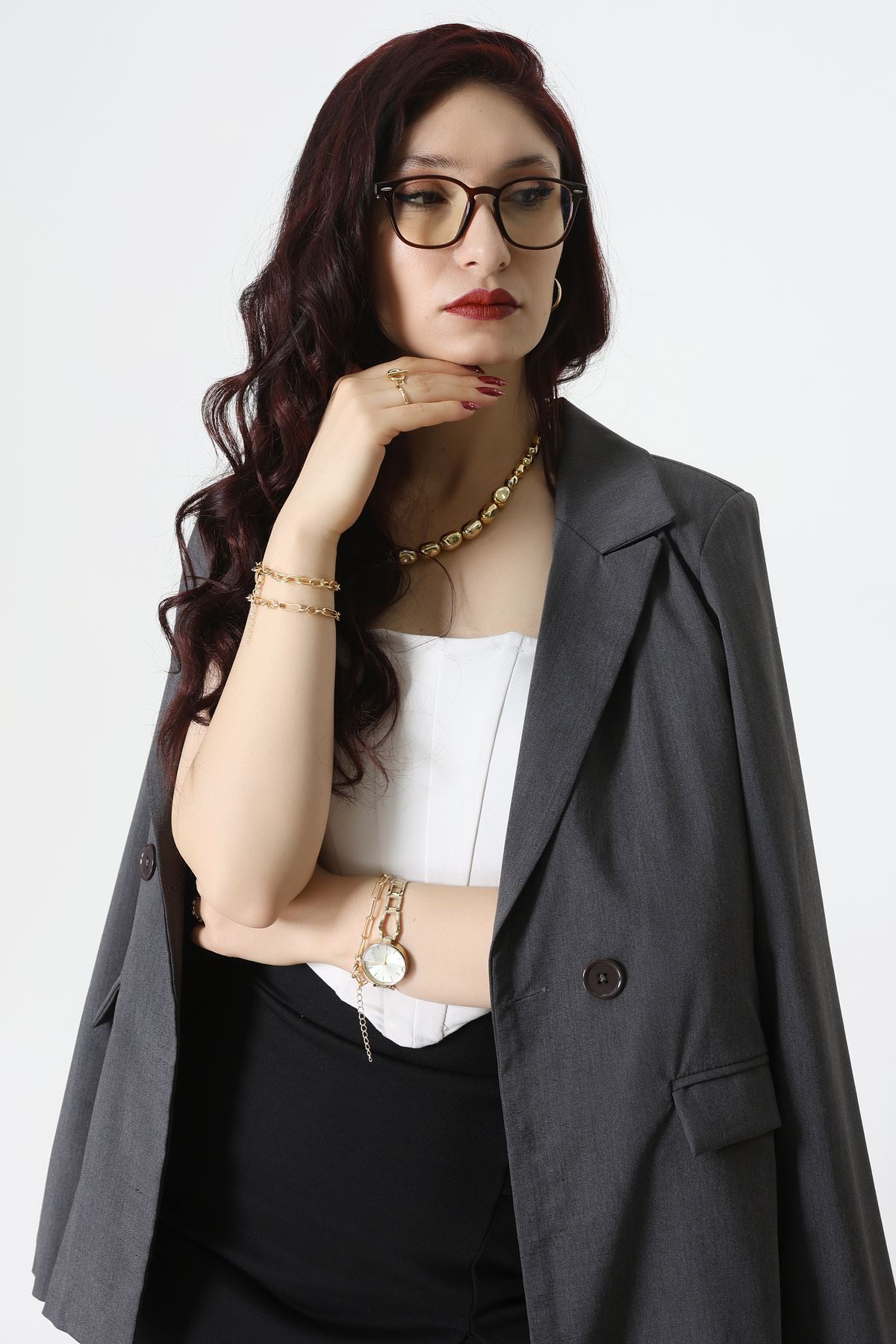 Mavi Işık Korumalı Ekran Gözlüğü Kahve - 23045.1724.