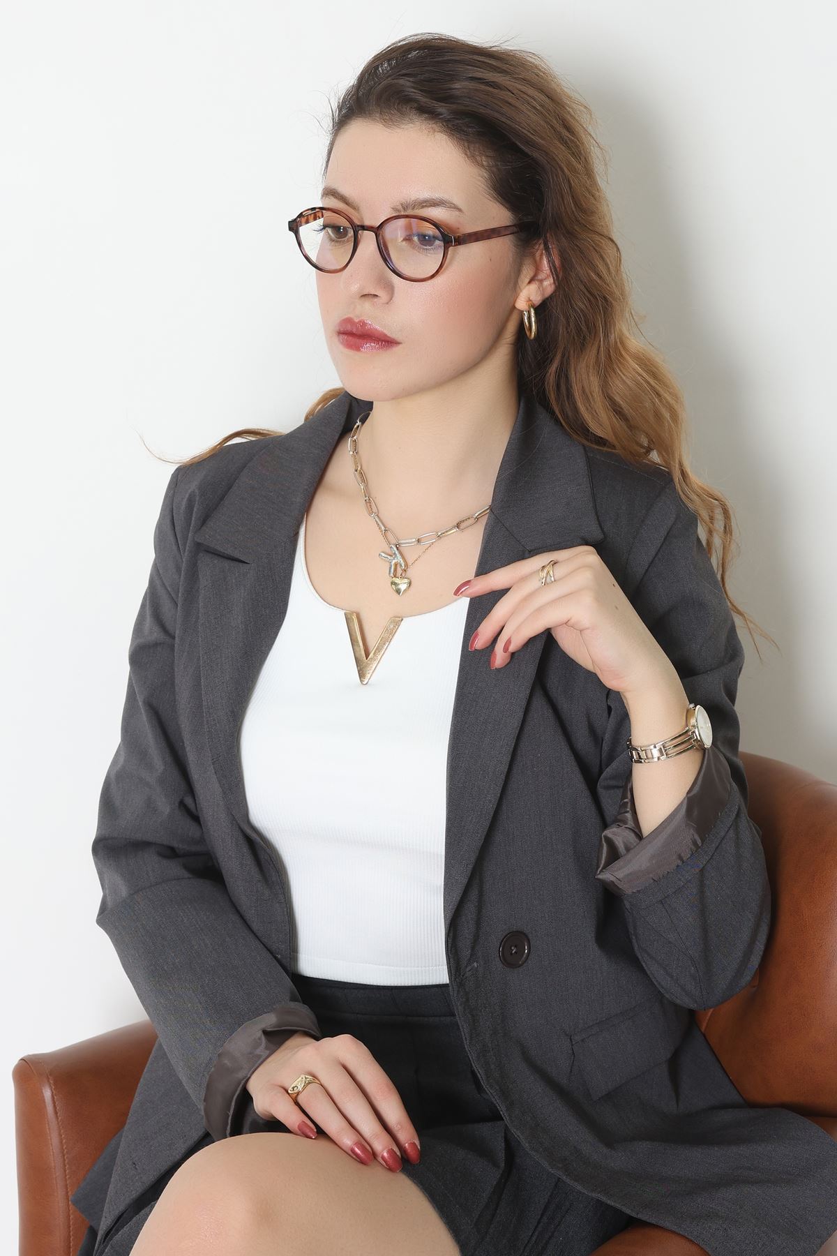 Mavi Işık Korumalı Ekran Gözlüğü Leokahve - 2328.1724.