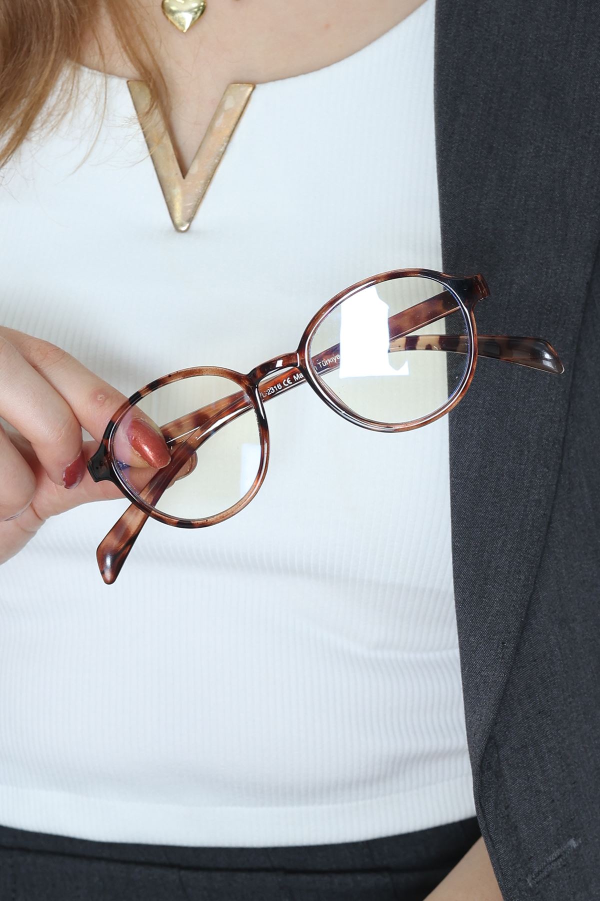 Mavi Işık Korumalı Ekran Gözlüğü Leokahve - 2328.1724.