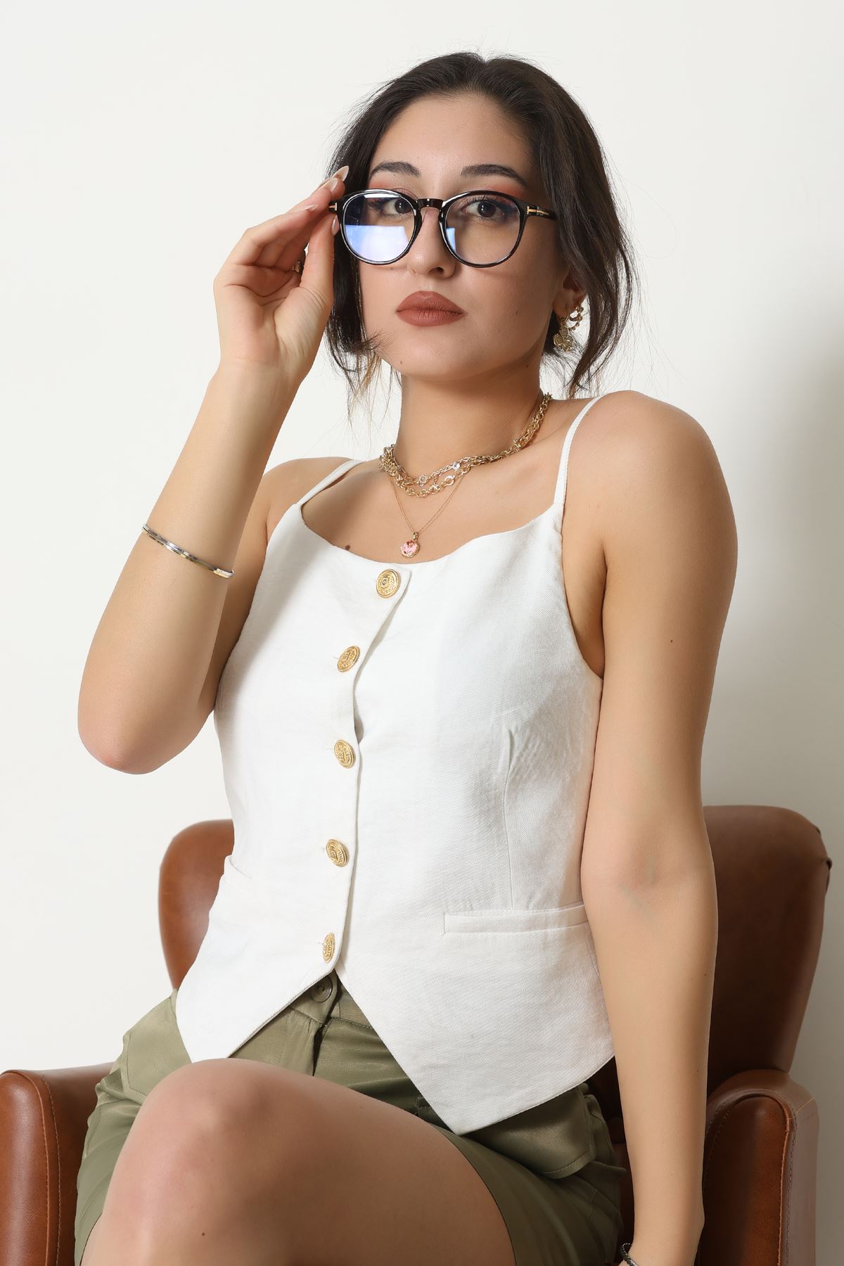 Mavi Işık Korumalı Ekran Gözlüğü Kahve - 2328.1724.