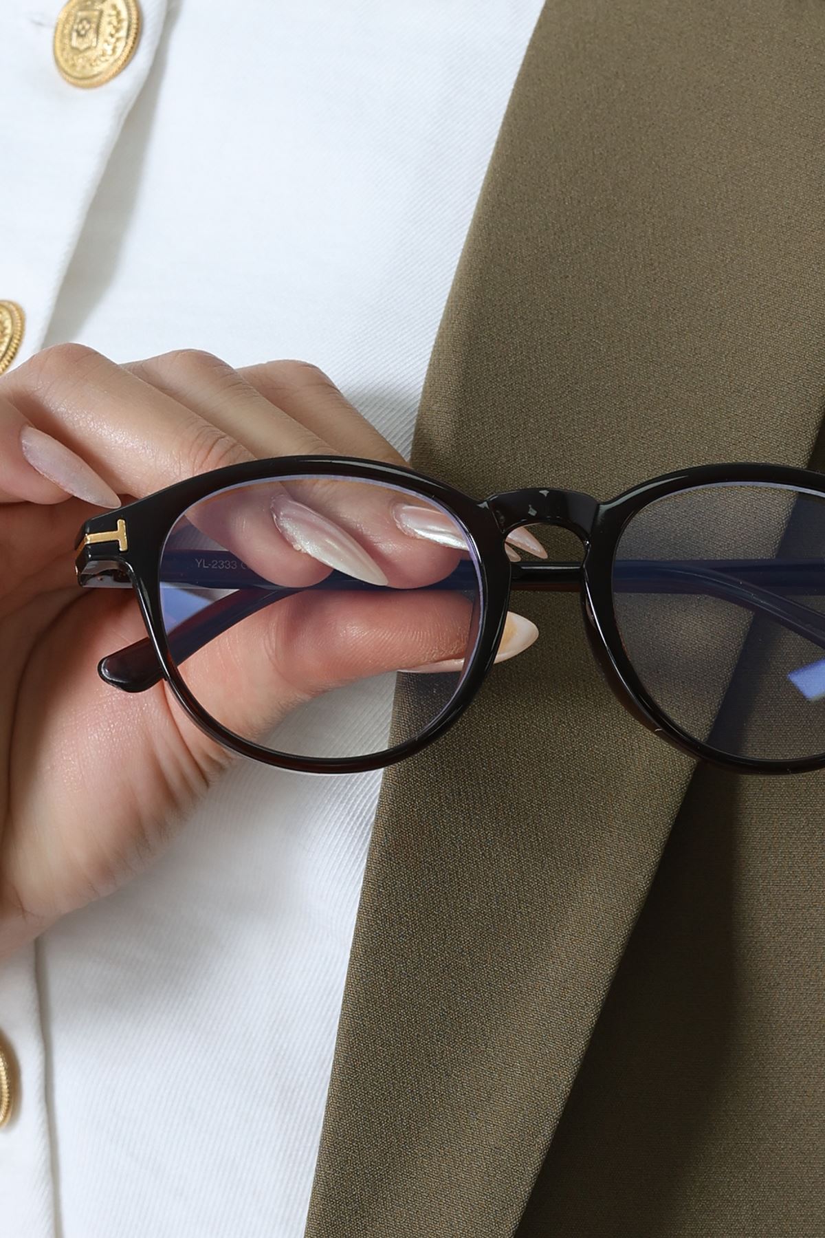 Mavi Işık Korumalı Ekran Gözlüğü Kahve - 2328.1724.