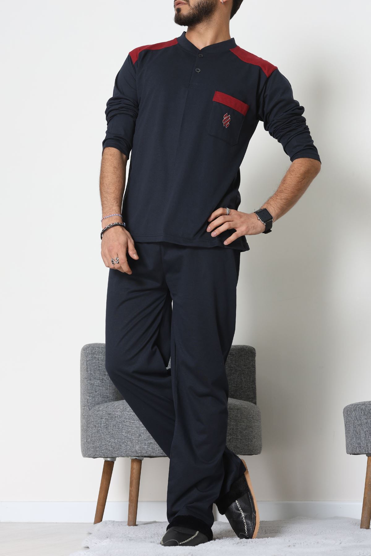 Süprem Erkek Pijama Takımı Lacibordo - 42004.1838.